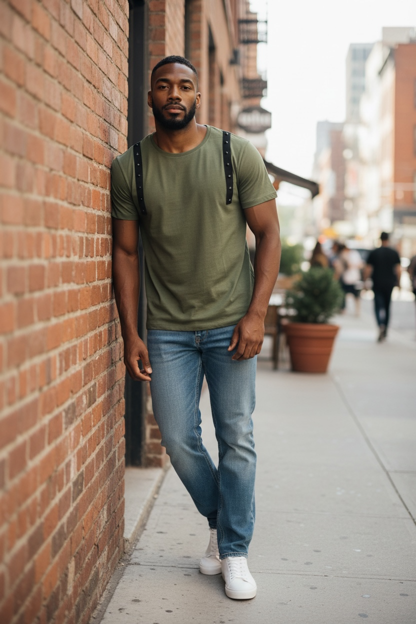 Men’s Fashion T-Shirt – Italian Design, Unique Style, 100% Cotton