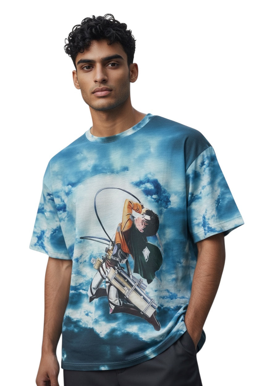 Colossal Warrior Style Graphic T-Shirt – Men & Teen Casual Tee