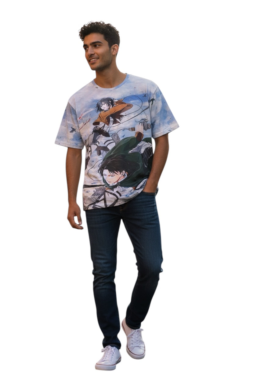 Colossal Warrior Style Graphic T-Shirt – Men & Teen Casual Tee