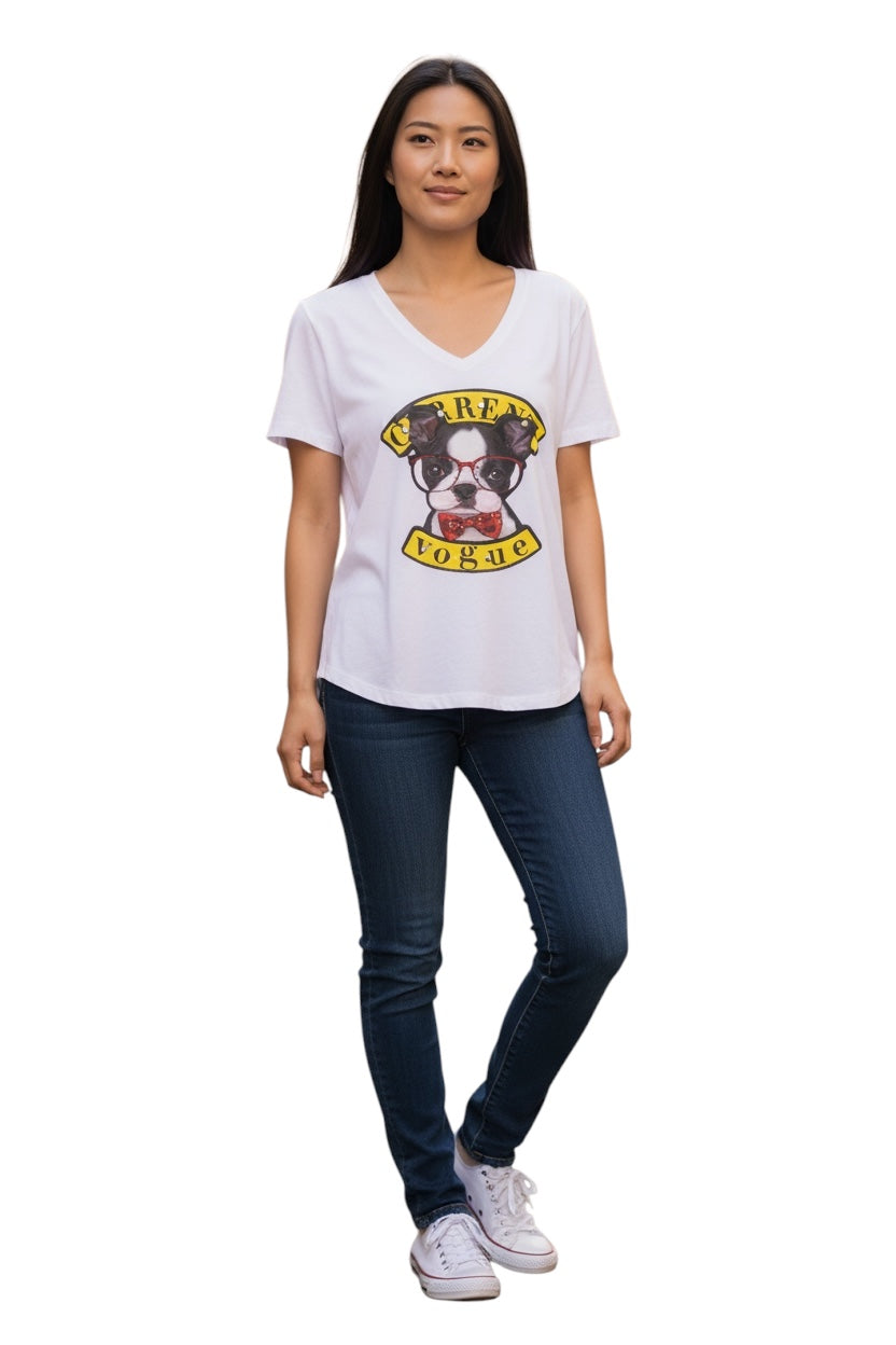 Girl Teen Fashion T-Shirt – Trendy Casual Short Sleeve Tee