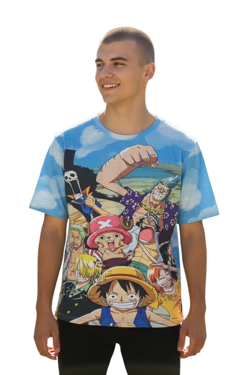 Pirate Adventure Style Graphic T-Shirt – Trendy Tee for Men