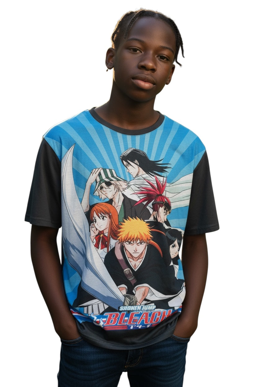Soul Warrior Anime Style Unisex T-Shirt – Graphic Tee for Teens & Adults