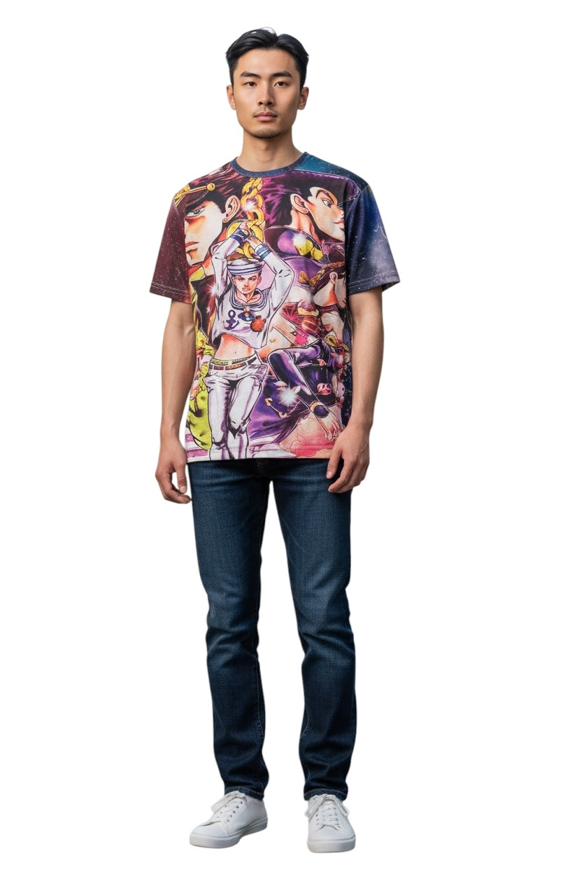Bizarre Anime Style Unisex T-Shirt – Bold Graphic Tee for Teens & Adults