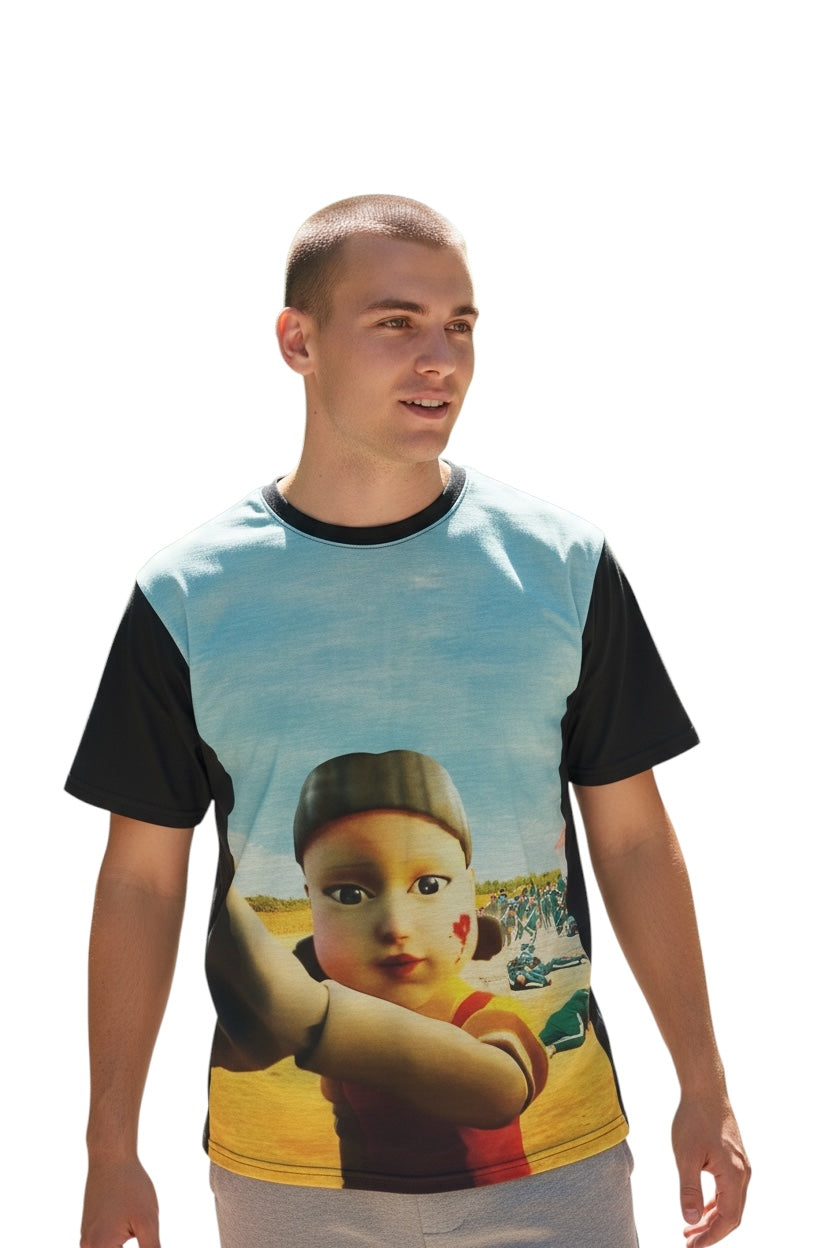 Survival Game Style Graphic T-Shirt – Unisex Anime-Inspired Tee for Teens & Adults