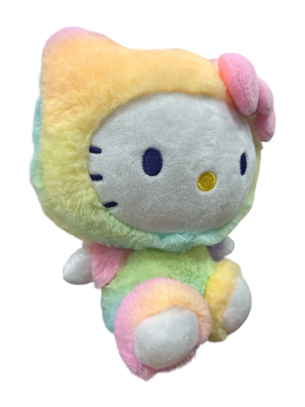 Hello Kitty Licensed Rainbow Plush Toy – 8-Inch Soft Collectible Stuffed Animal