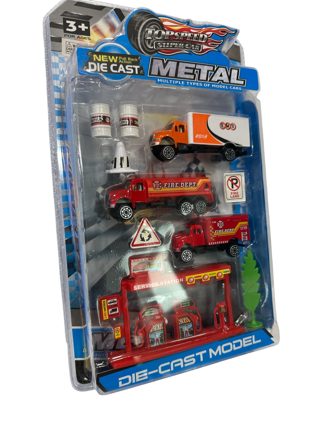 🚒🔥 Fire Department Car Set 🚨🚗