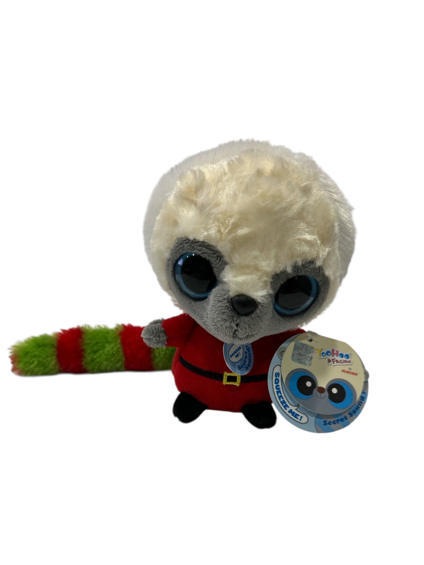 THE CHRISTMAS MUSICAL PLUSH 6" WITH TAIL 11" CUTE PLUSH WITH CHRITSMAS PLUSH