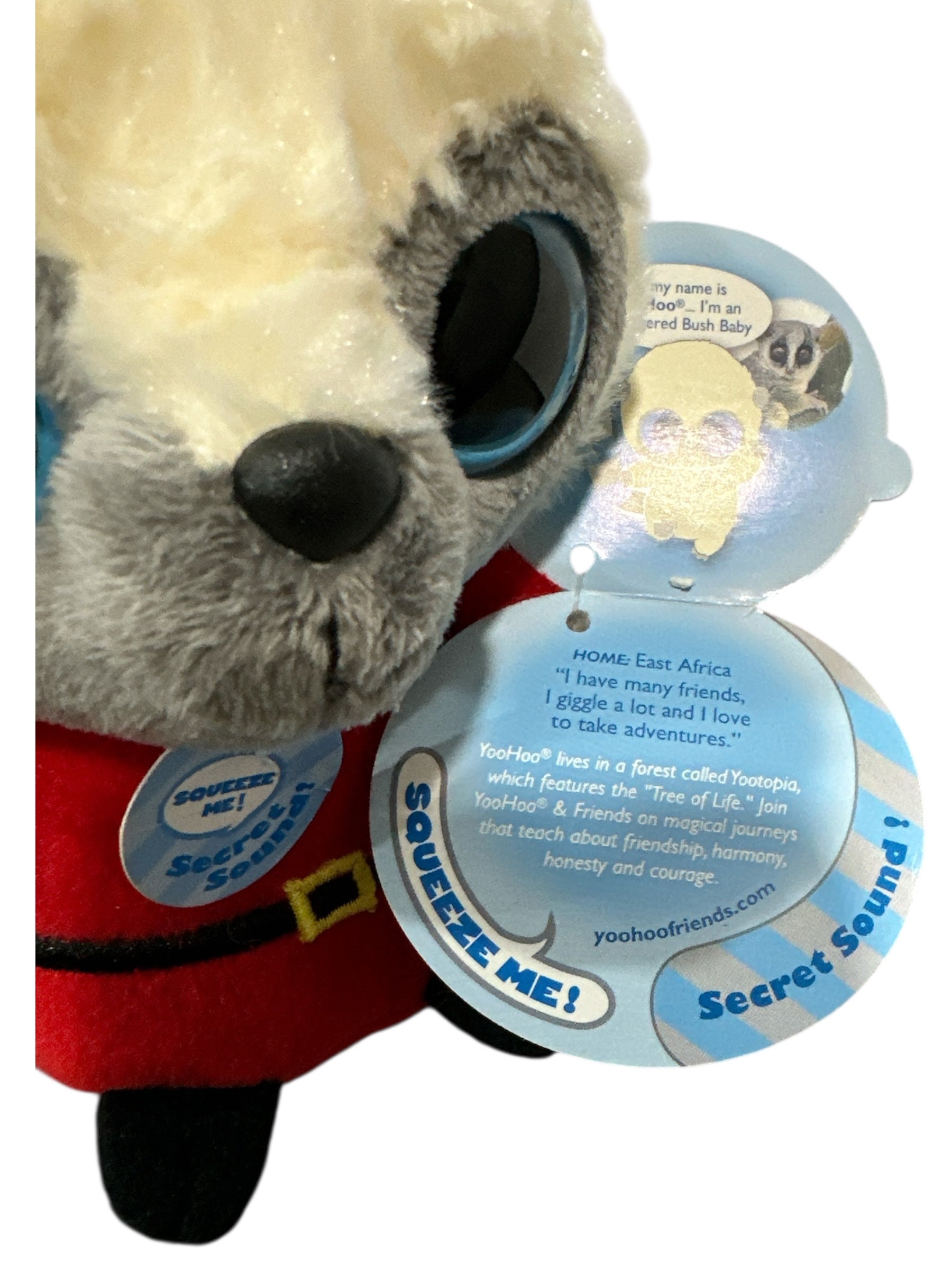 THE CHRISTMAS MUSICAL PLUSH 6" WITH TAIL 11" CUTE PLUSH WITH CHRITSMAS PLUSH