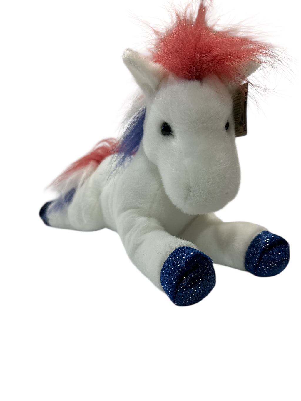 COLORFUL HORSE PLUSH GIRL TOY ECO FRIENDLY 14' BIG SO SOFT