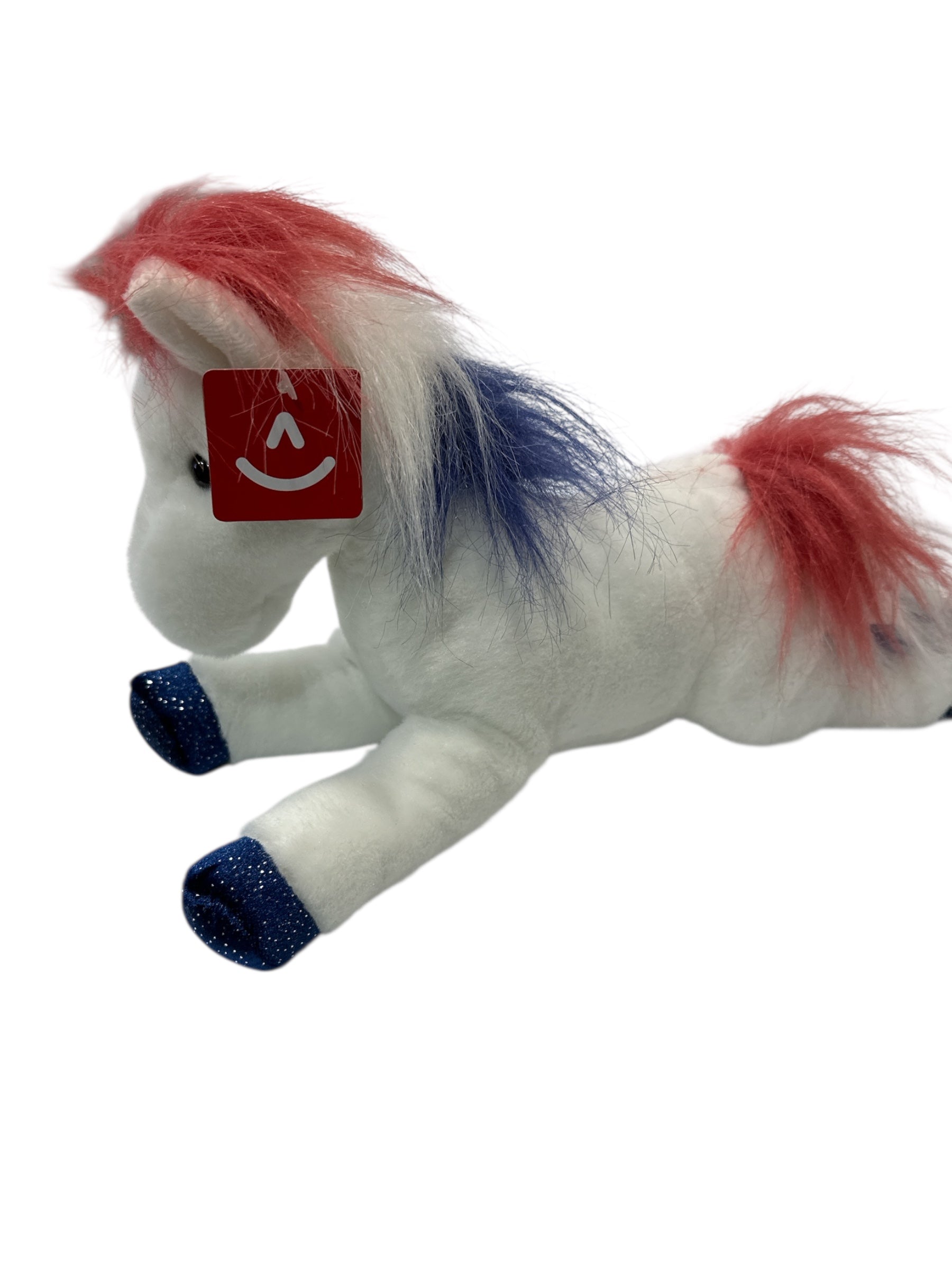 COLORFUL HORSE PLUSH GIRL TOY ECO FRIENDLY 14' BIG SO SOFT