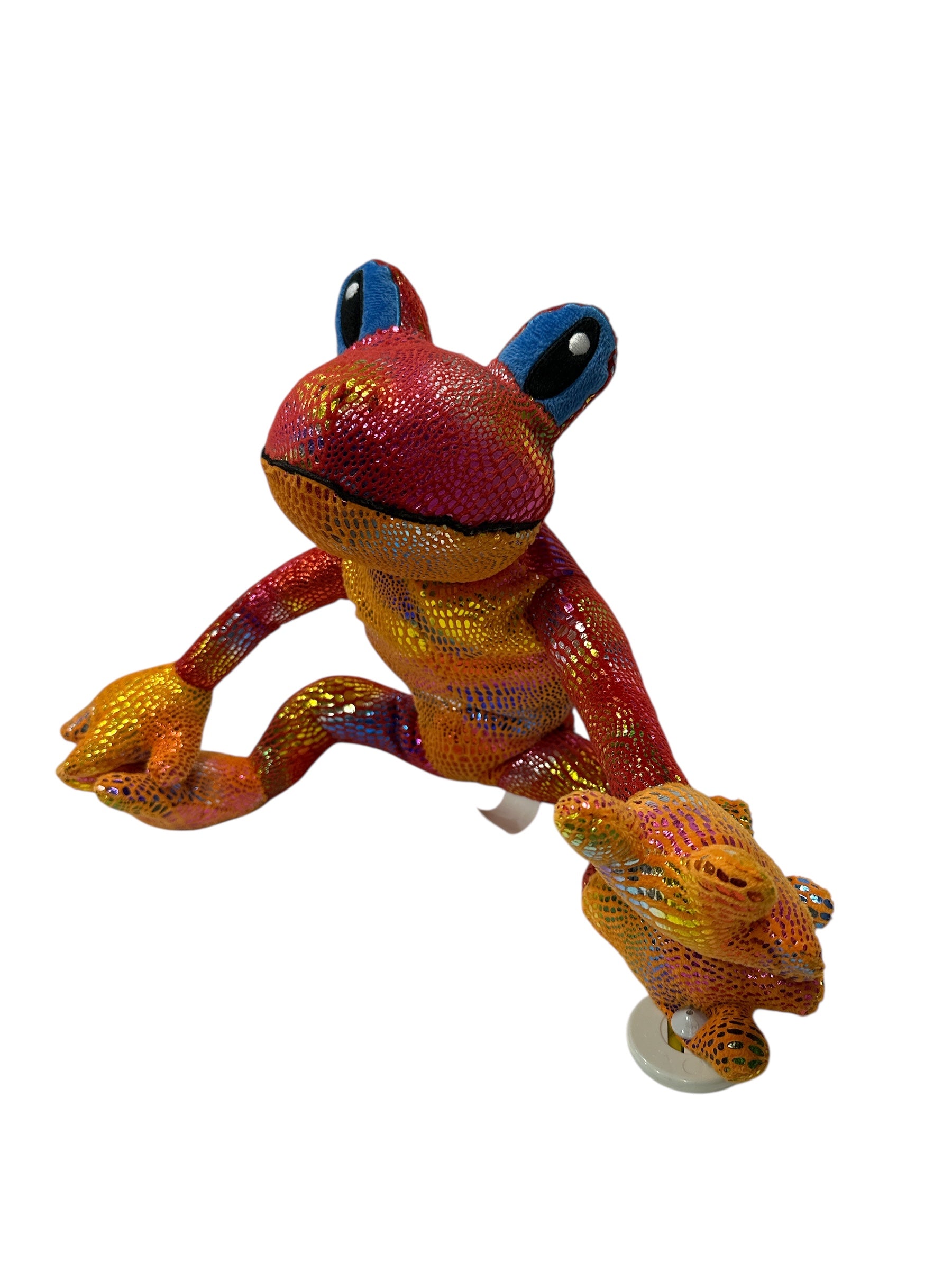 FROG PLUSH TOY 20" BIG AGE 3+ VERY SHINNY AND SOFY