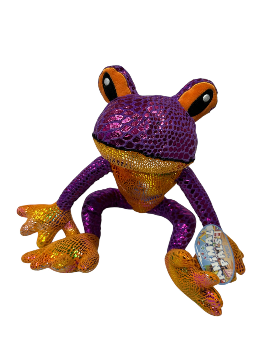 FROG PLUSH TOY 20" BIG AGE 3+ VERY SHINNY AND SOFY