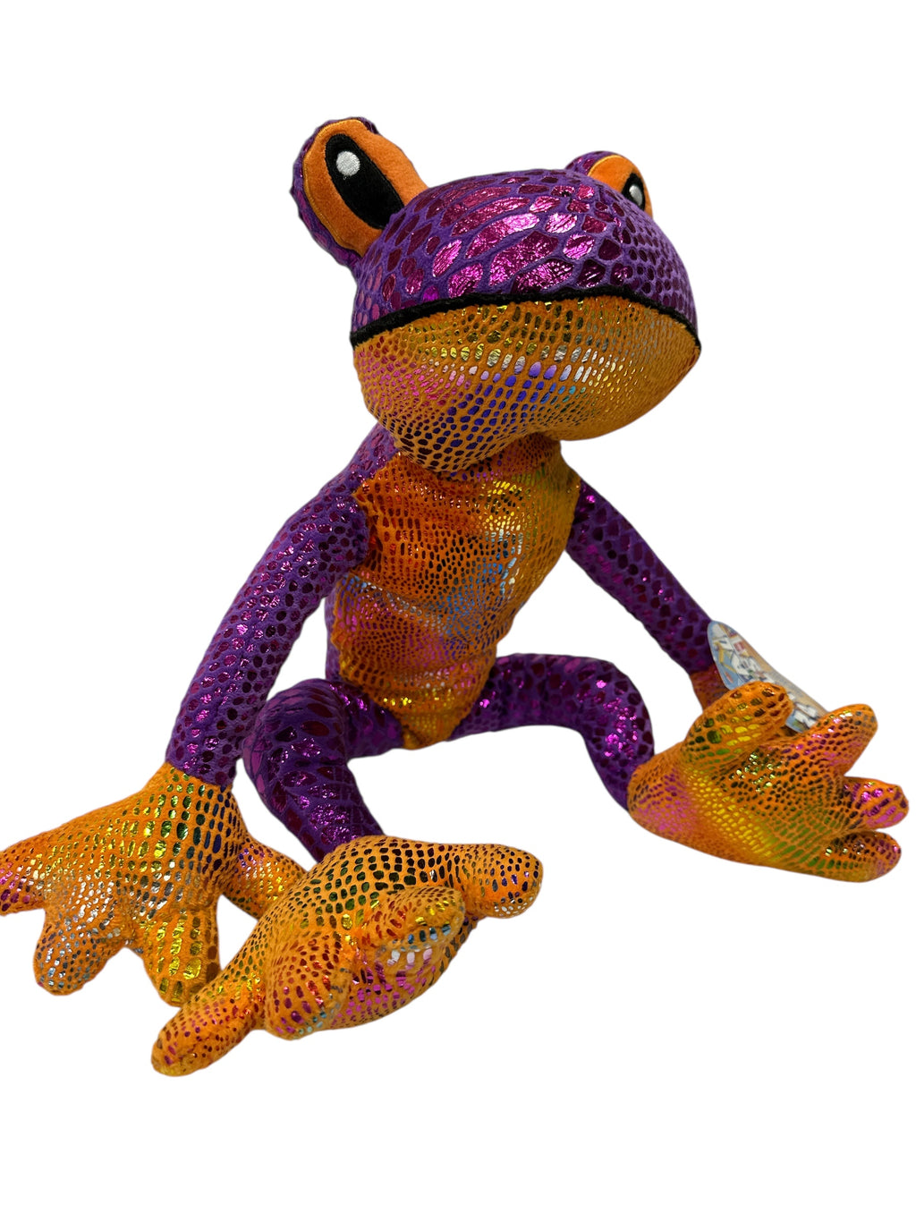 FROG PLUSH TOY 20" BIG AGE 3+ VERY SHINNY AND SOFY