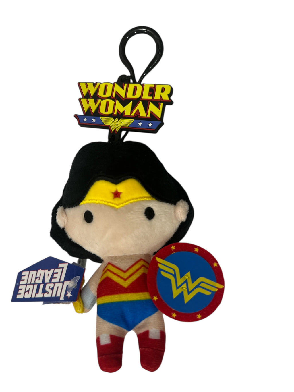 JUSTICE LEAGUE WONDER WOMEN PLUSH FIGURE KEYCHAIN 7"