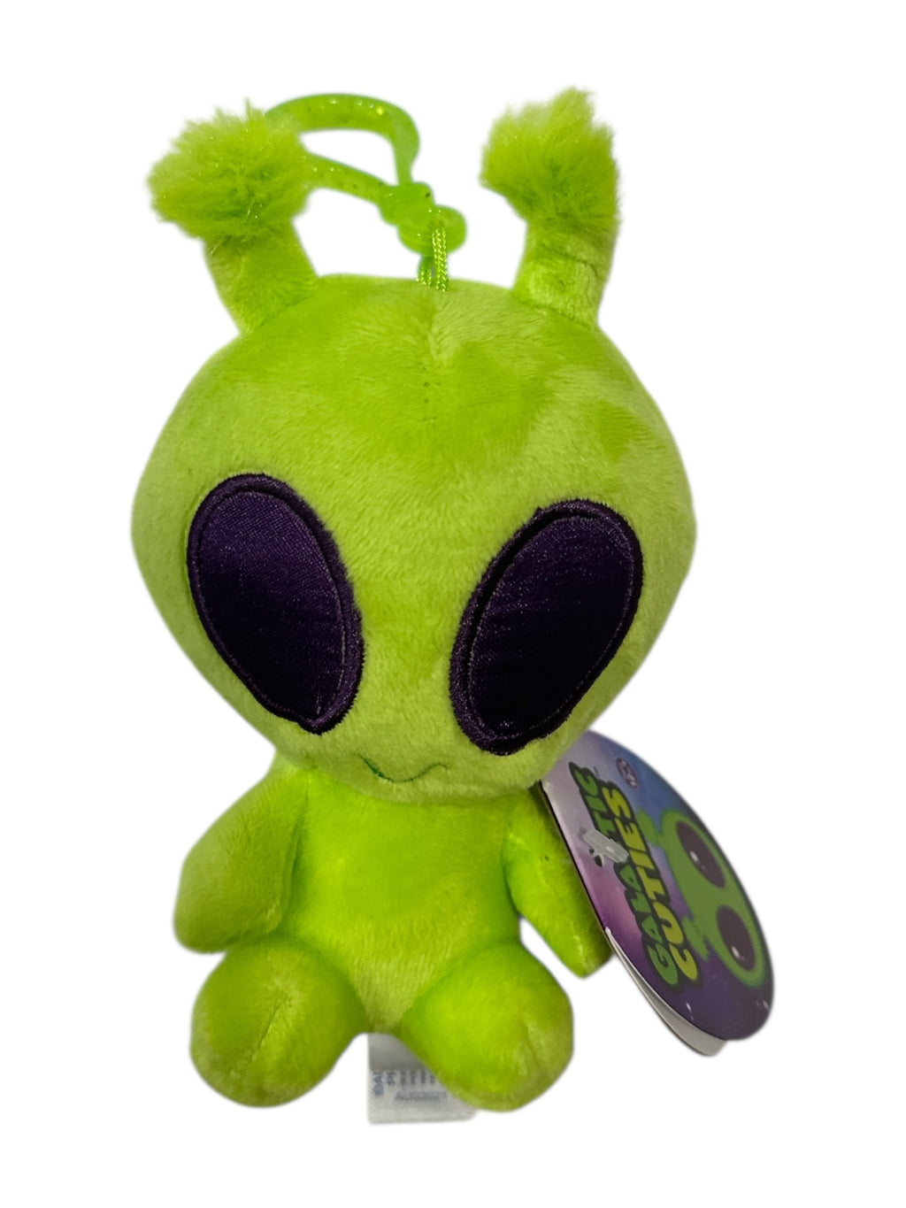 ALIAN PLUSH KEYCHAIN WITH CLIPS 5"