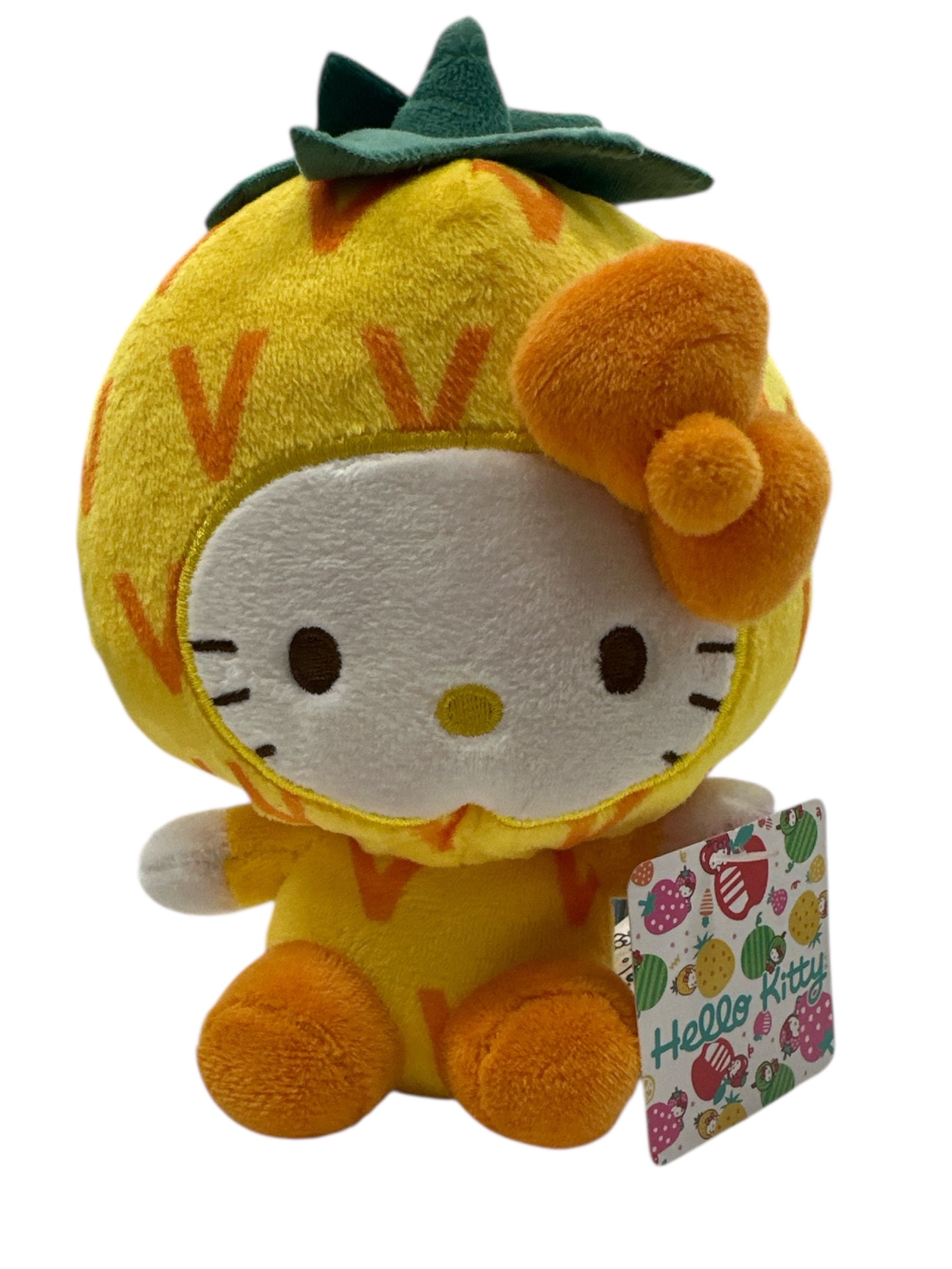 Hello Kitty Licensed Cherry Shape Plush Toy – 6-Inch Soft Collectible Stuffed Animal