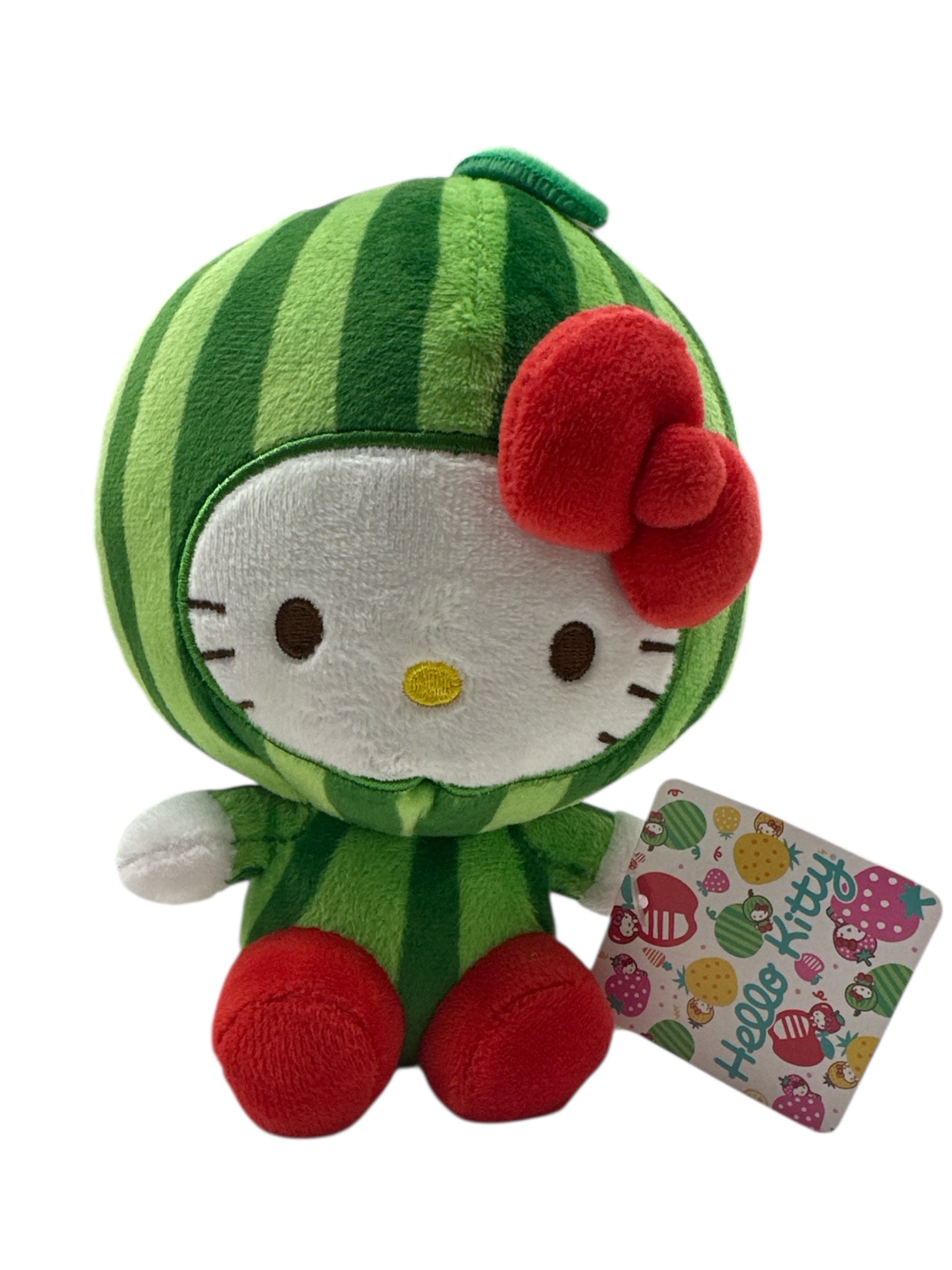 Hello Kitty Licensed Cherry Shape Plush Toy – 6-Inch Soft Collectible Stuffed Animal