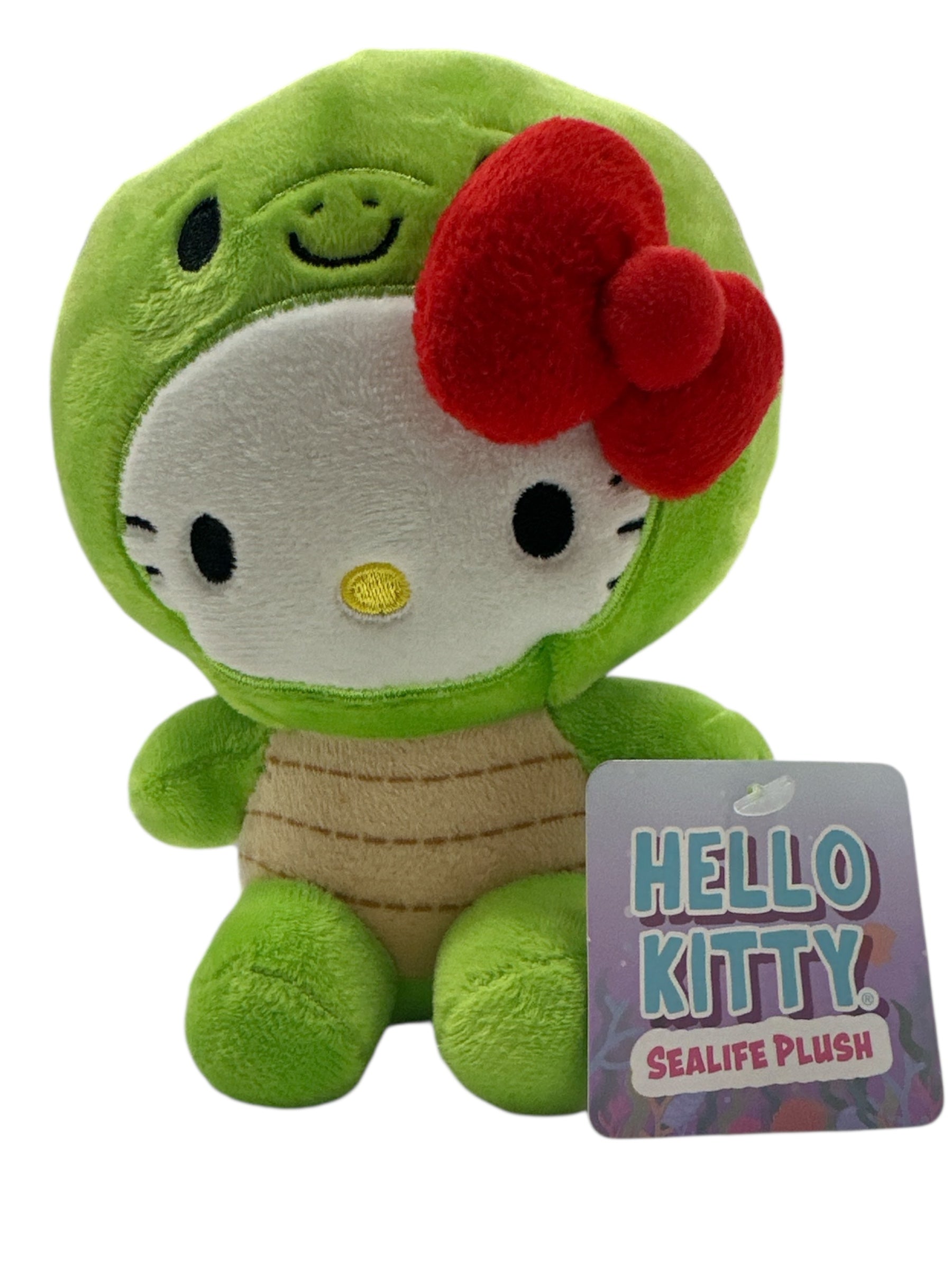 Hello Kitty Turtle Plush - 6" Adorable Cuddly Friend!