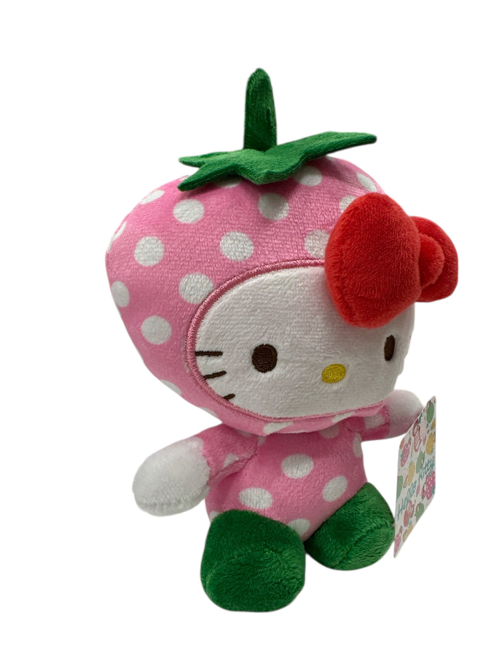 Hello Kitty Licensed Cherry Shape Plush Toy – 6-Inch Soft Collectible Stuffed Animal