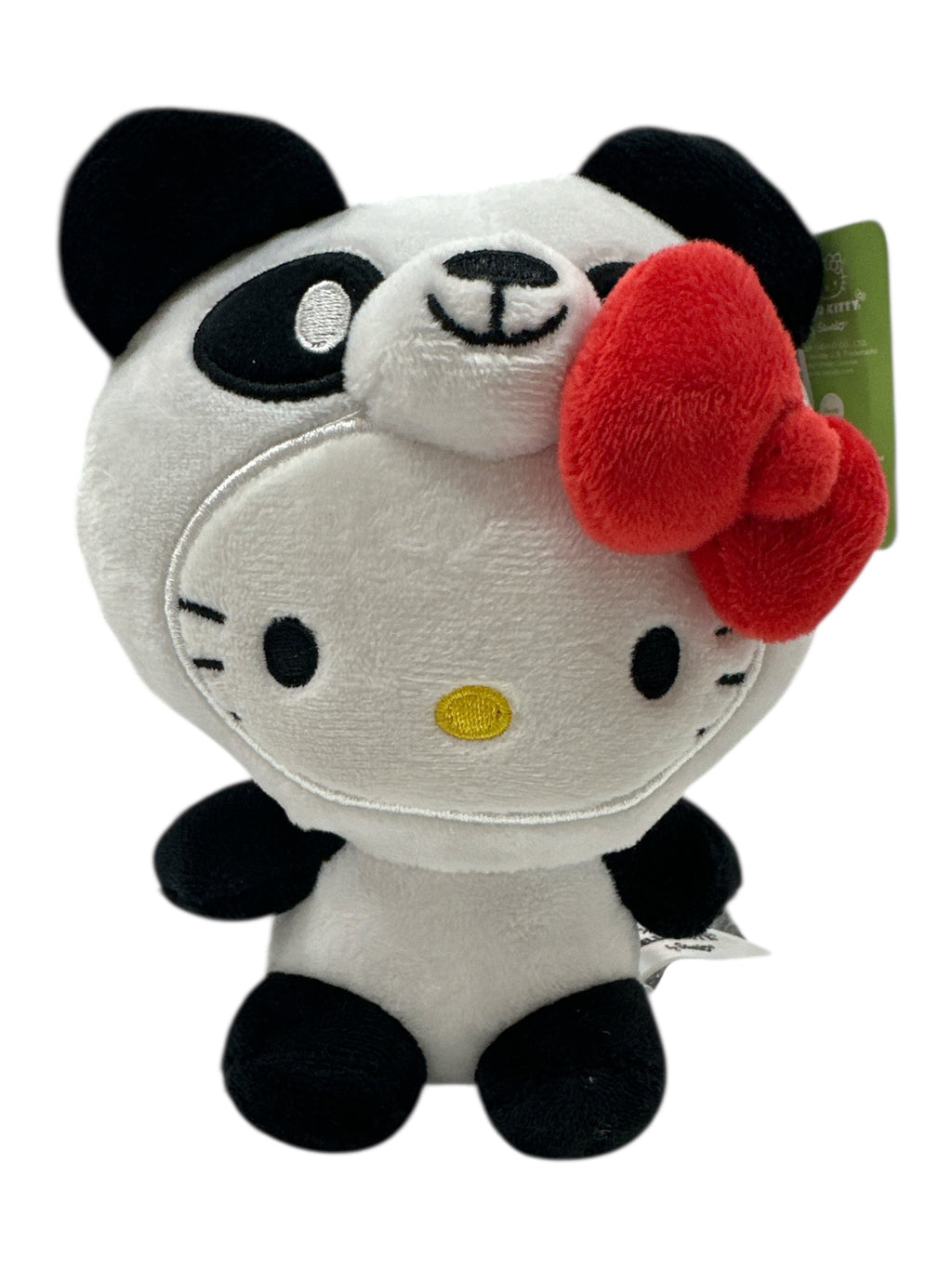 Hello Kitty Panda Face Plush - 6" Adorable Cuddly Companion