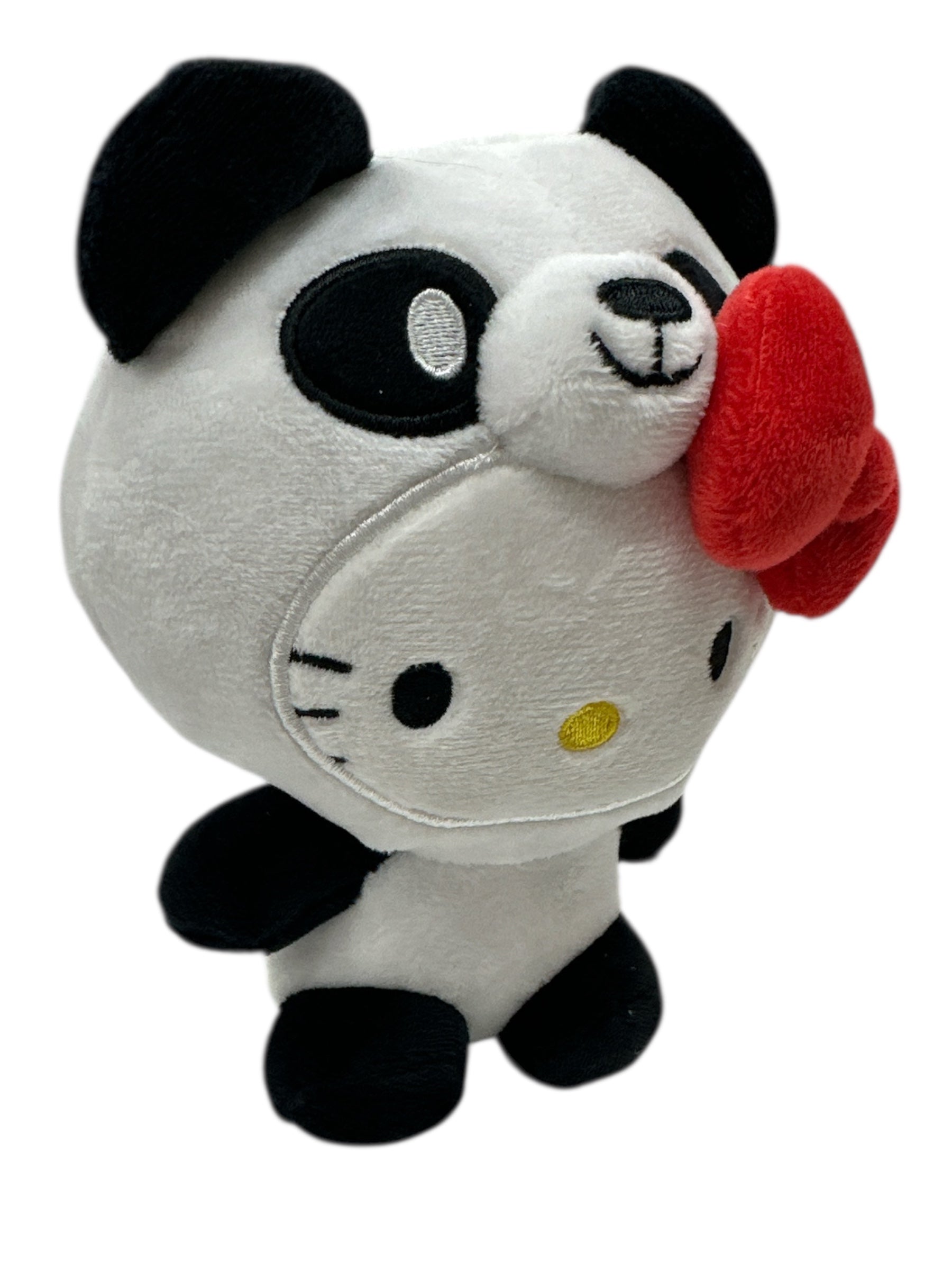 Hello Kitty Panda Face Plush - 6" Adorable Cuddly Companion