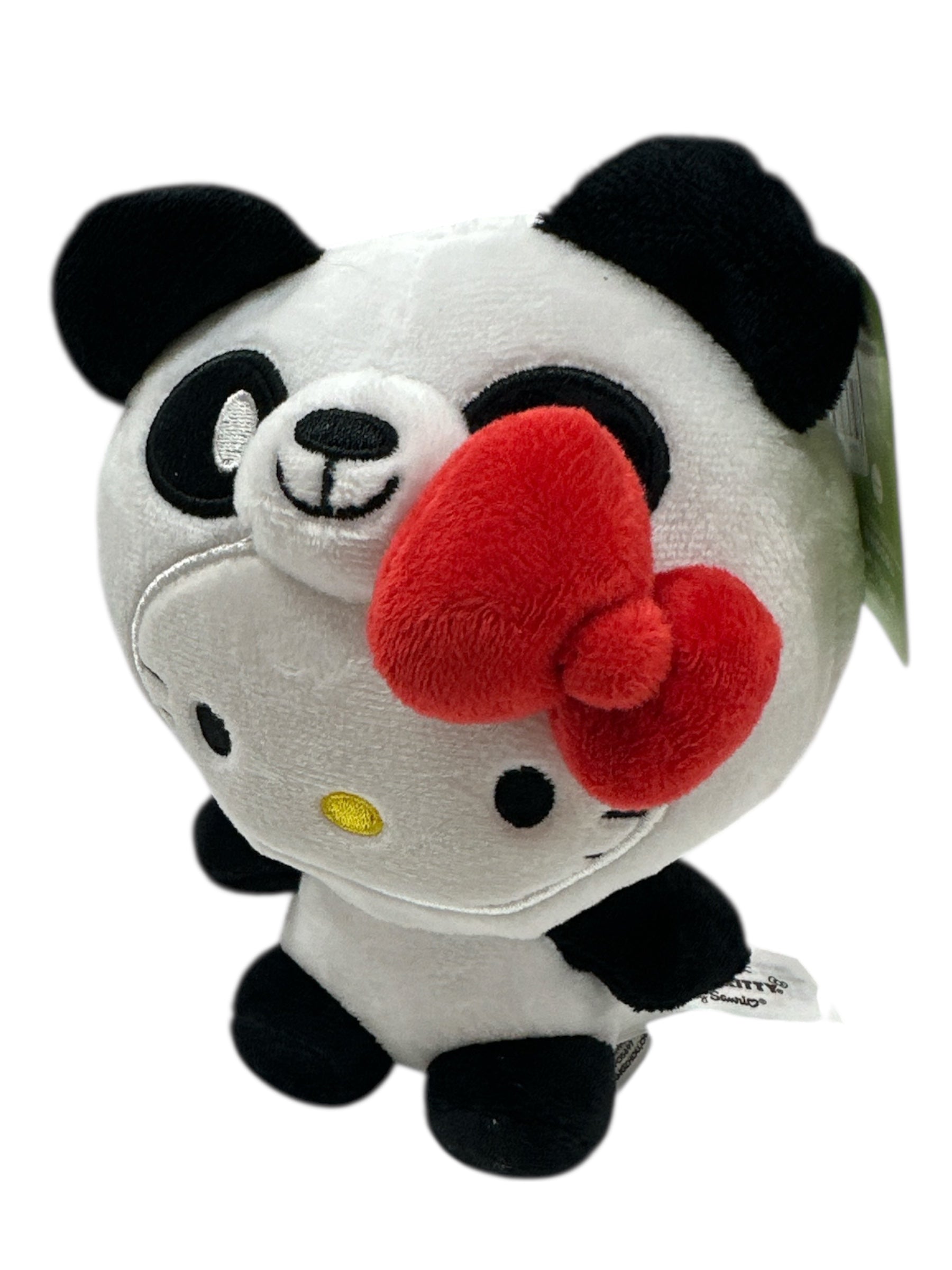 Hello Kitty Panda Face Plush - 6" Adorable Cuddly Companion