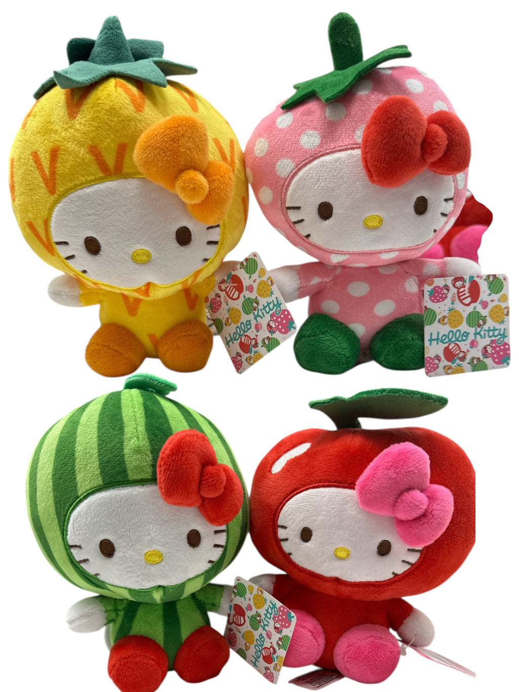 Hello Kitty Licensed Cherry Shape Plush Toy – 6-Inch Soft Collectible Stuffed Animal