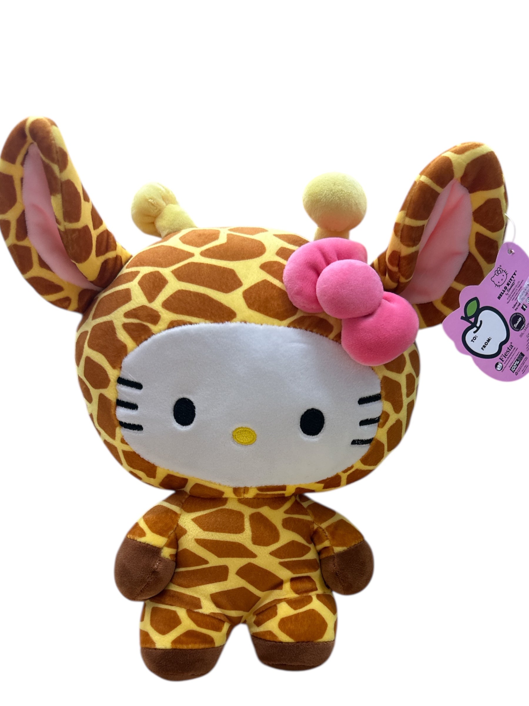 Hello Kitty Tiger,  Giraffe Plush - 10" Licensed Cuddly Friend!