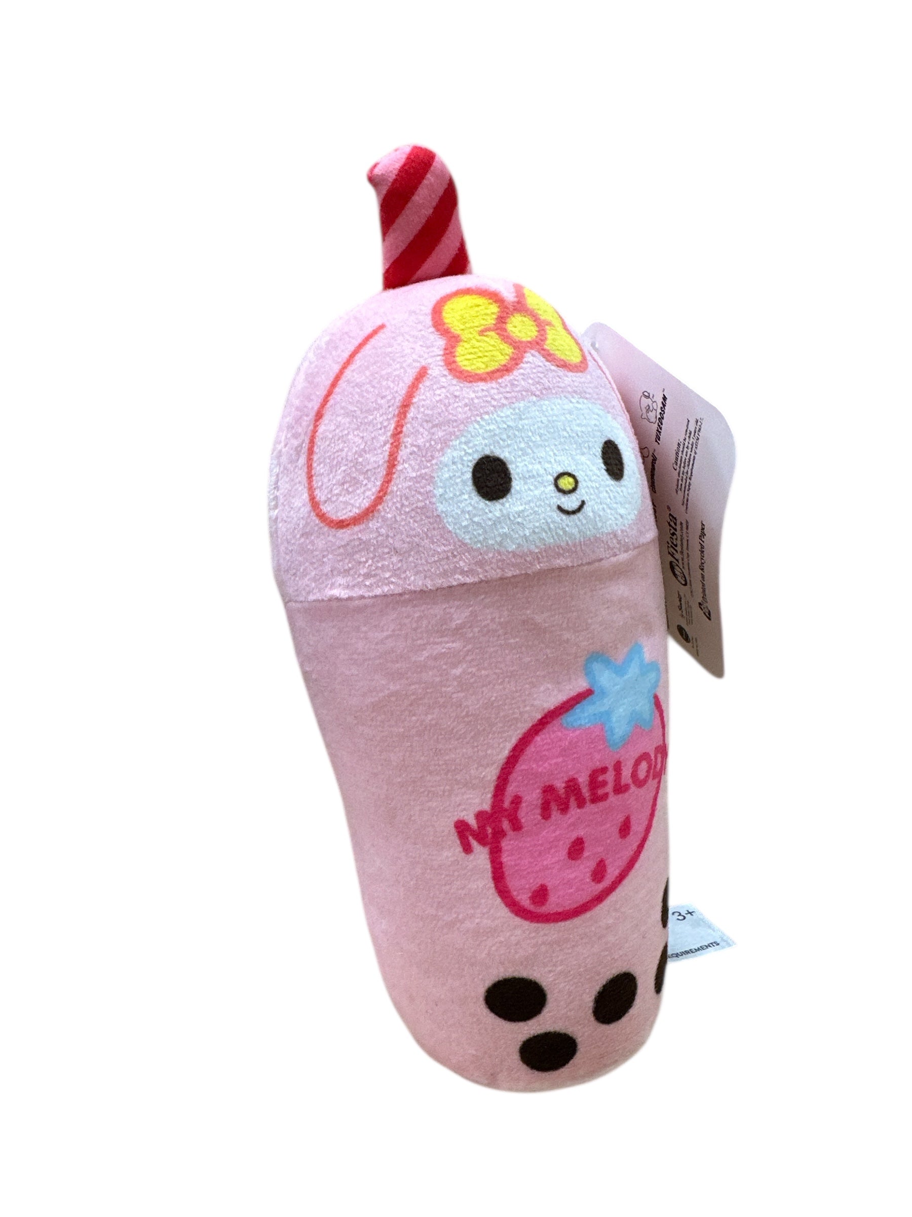 Hello Kitty Licensed Milkshake Plush Toy – 8-Inch Soft Collectible Stuffed Animal