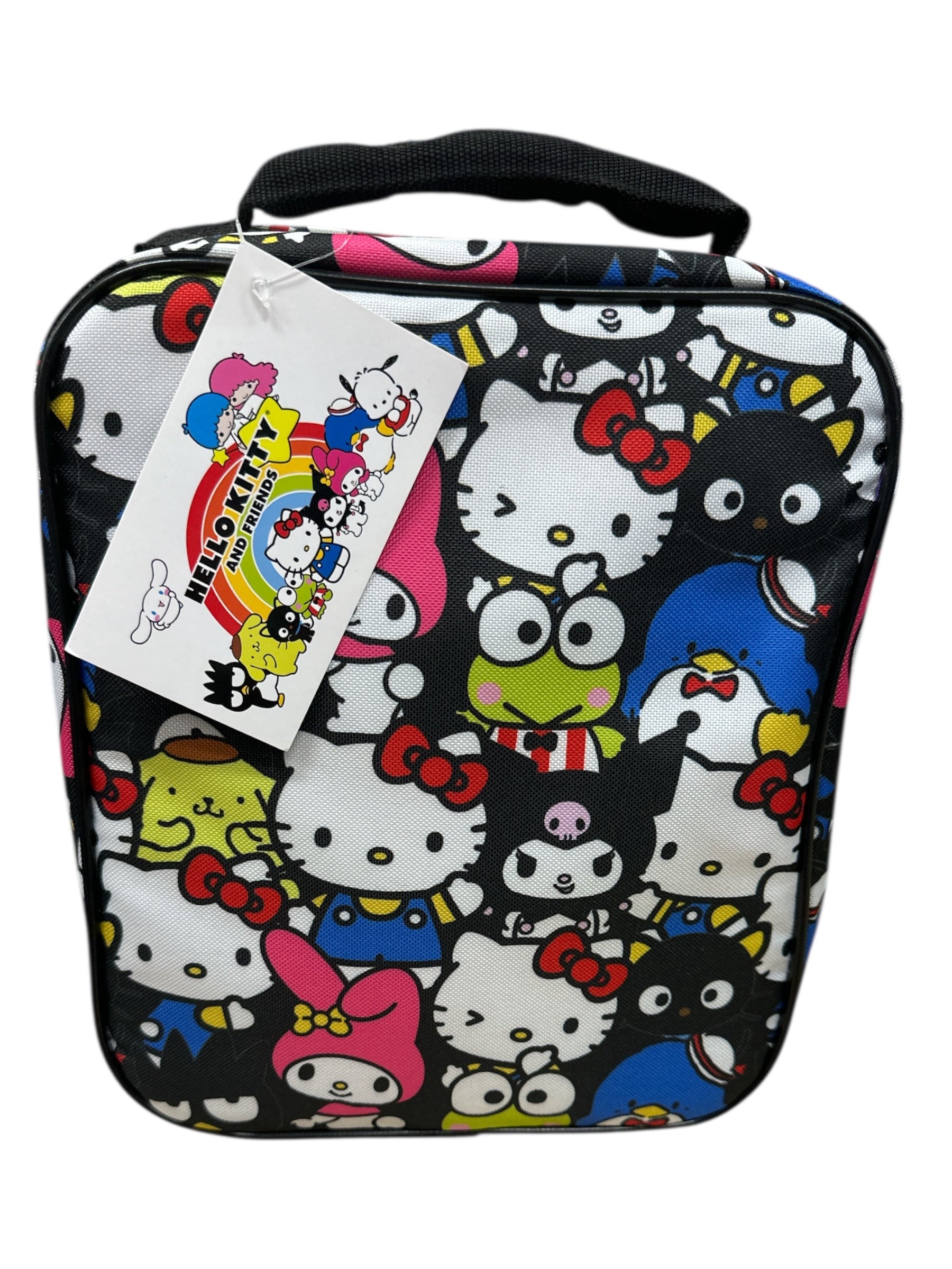 HELLO KITTY LAUNCH BOX 10" TALL ALL AROUND HELLO KITTY CARACTERS