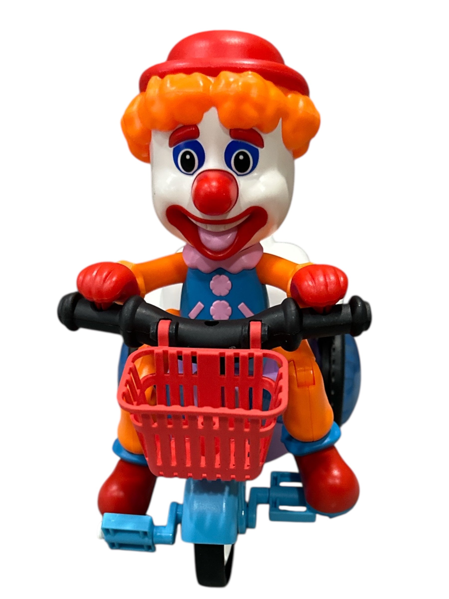Stunt Cool Tricycle Toy for Kids – Musical Light-Up Ride-On Clown Trike with LED Wheels