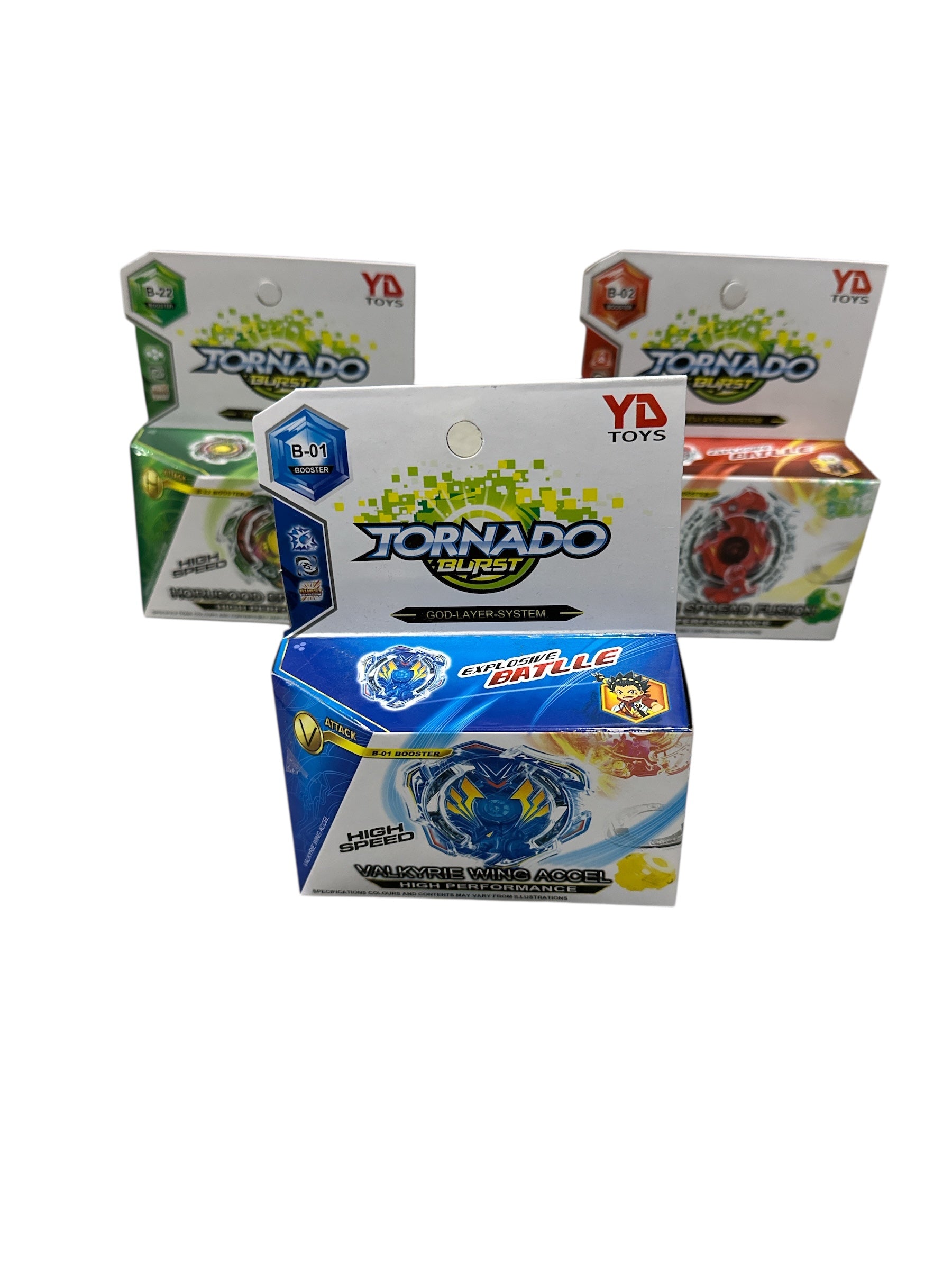 Babyblade Style Tornado Playing Game – Spinning Battle Toy Set