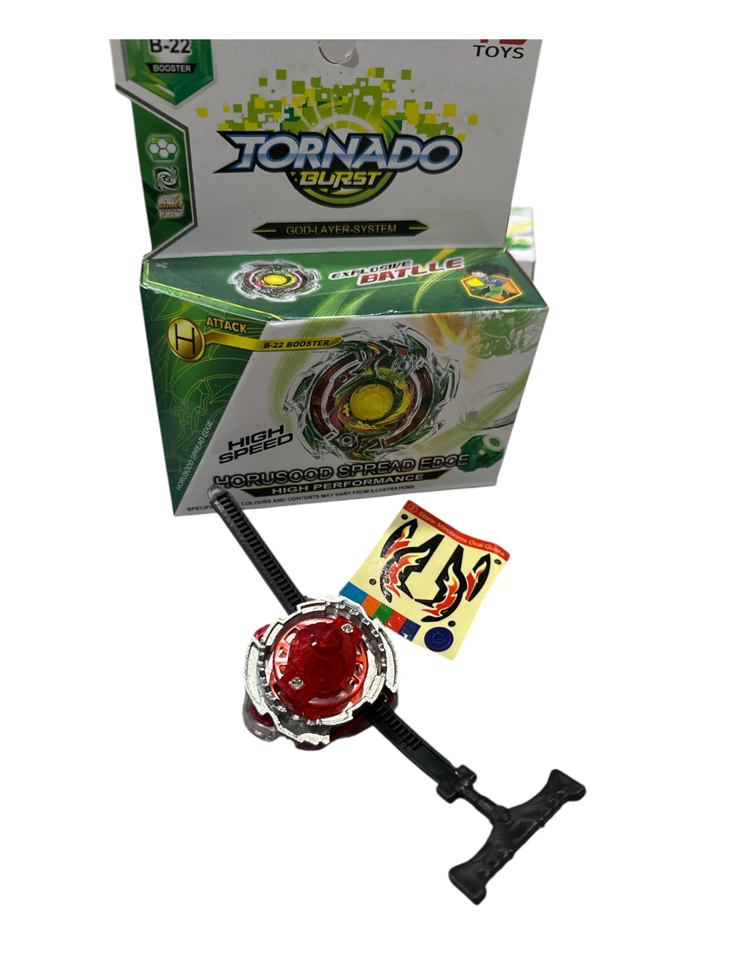 Babyblade Style Tornado Playing Game – Spinning Battle Toy Set