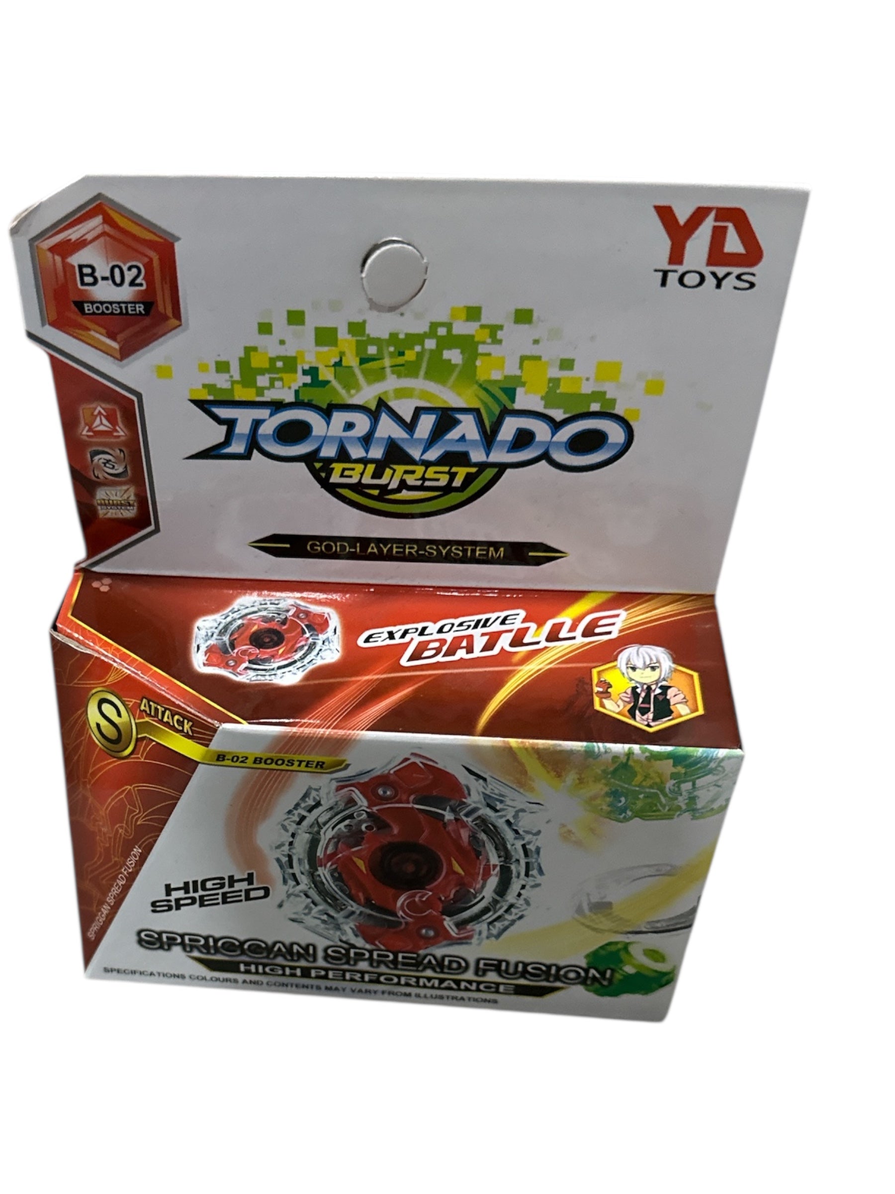 Babyblade Style Tornado Playing Game – Spinning Battle Toy Set
