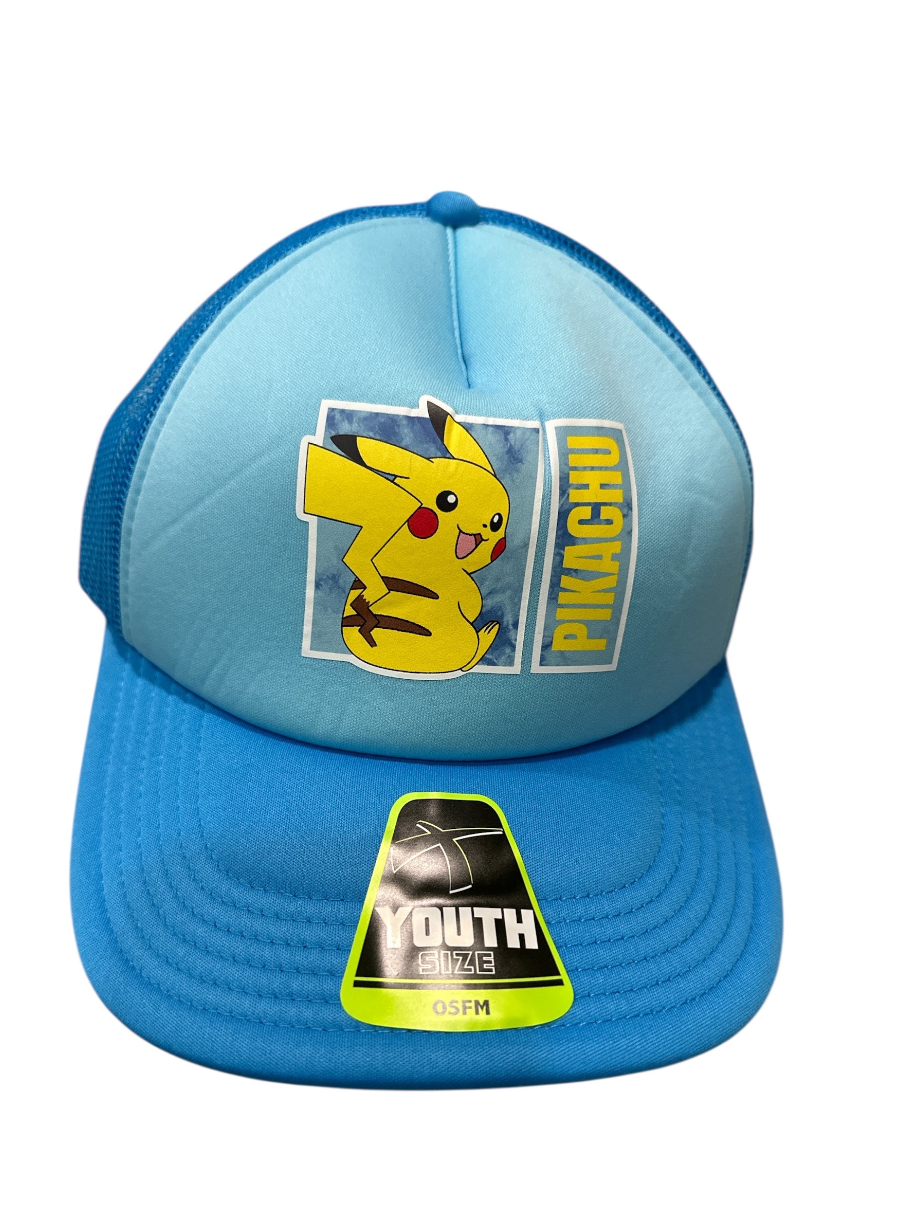 Pokemon Style Kids Hat Cap – Adjustable Blue Baseball Cap