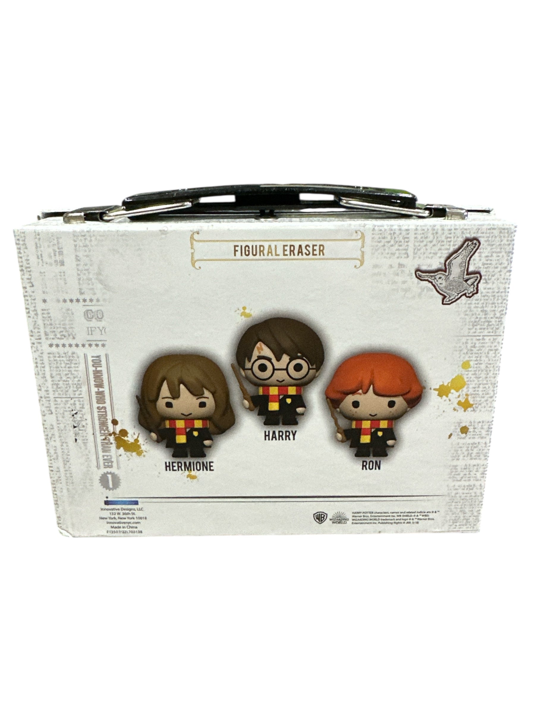 Harry Potter Figural Erasers Set, Harry Hermione Ron Characters, Officially Licensed Magical Creatures Erasers, School & Collectible Gift for Kids