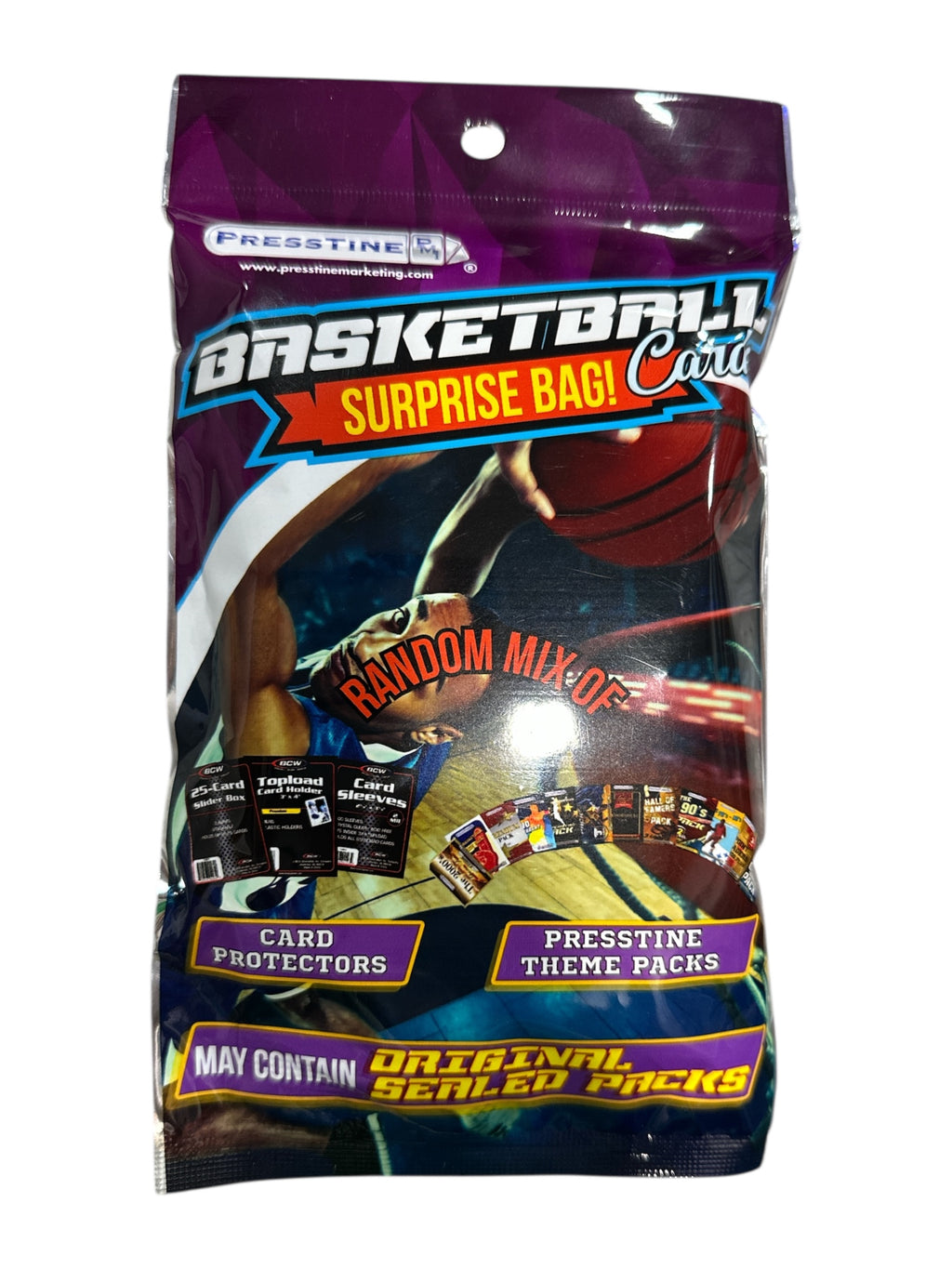 Basketball Cards Surprise Bag, Random Mix Trading Cards Pack,