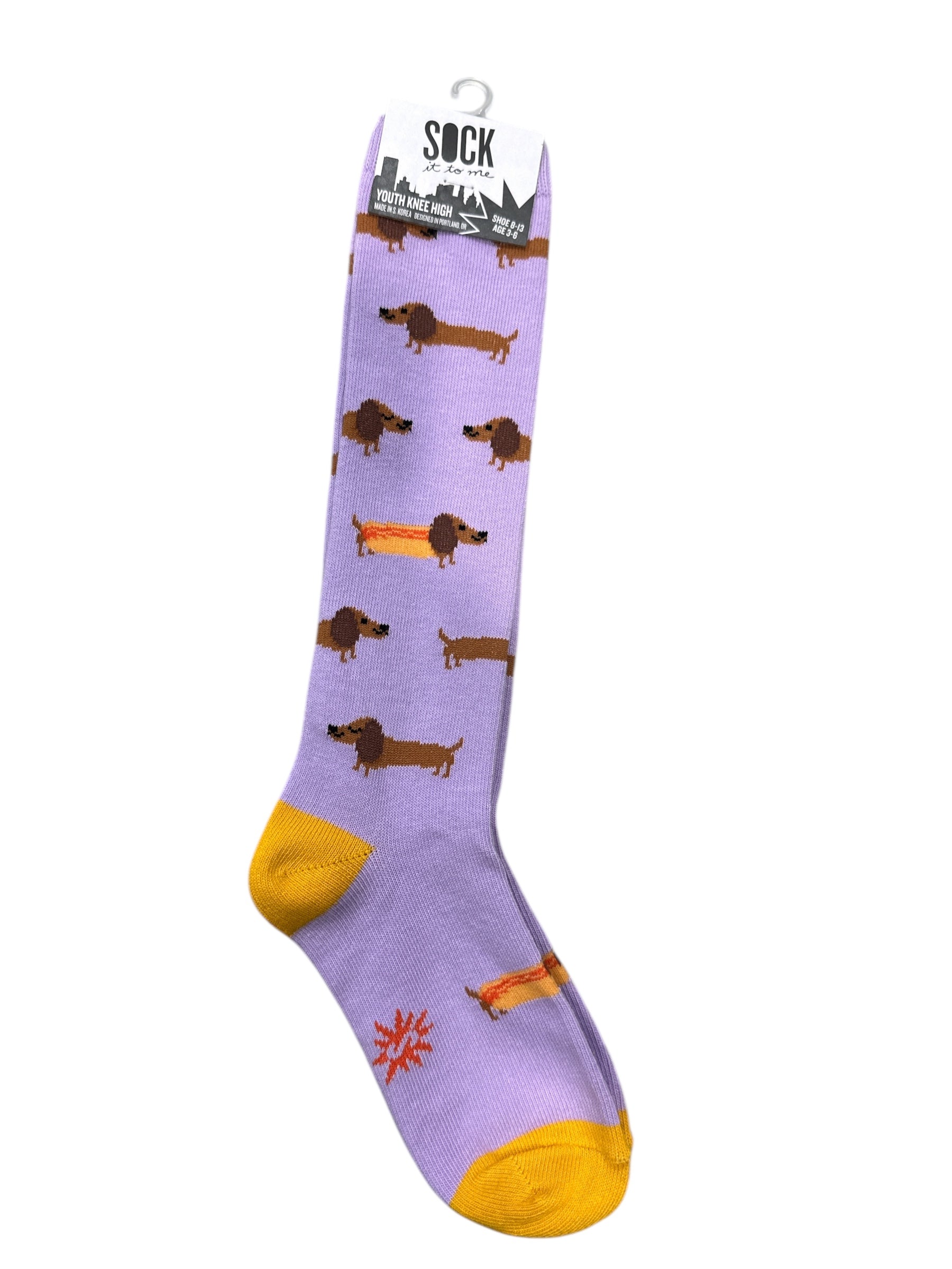 Girls Youth Knee High Socks, Cute Bicycle Pattern Knee-Length Socks for Kids, Soft & Comfortable Long Socks for Girls