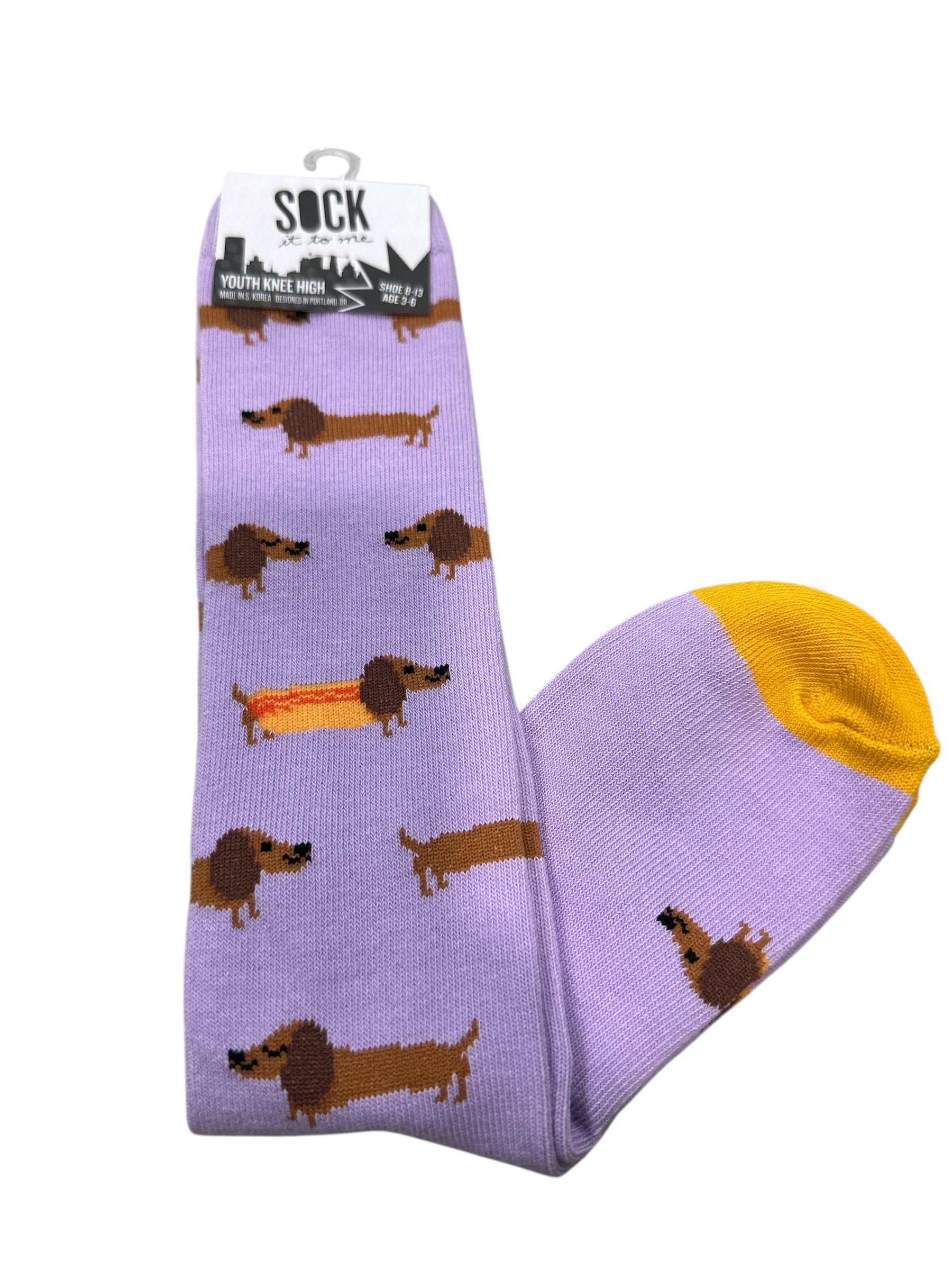 Girls Youth Knee High Socks, Cute Bicycle Pattern Knee-Length Socks for Kids, Soft & Comfortable Long Socks for Girls