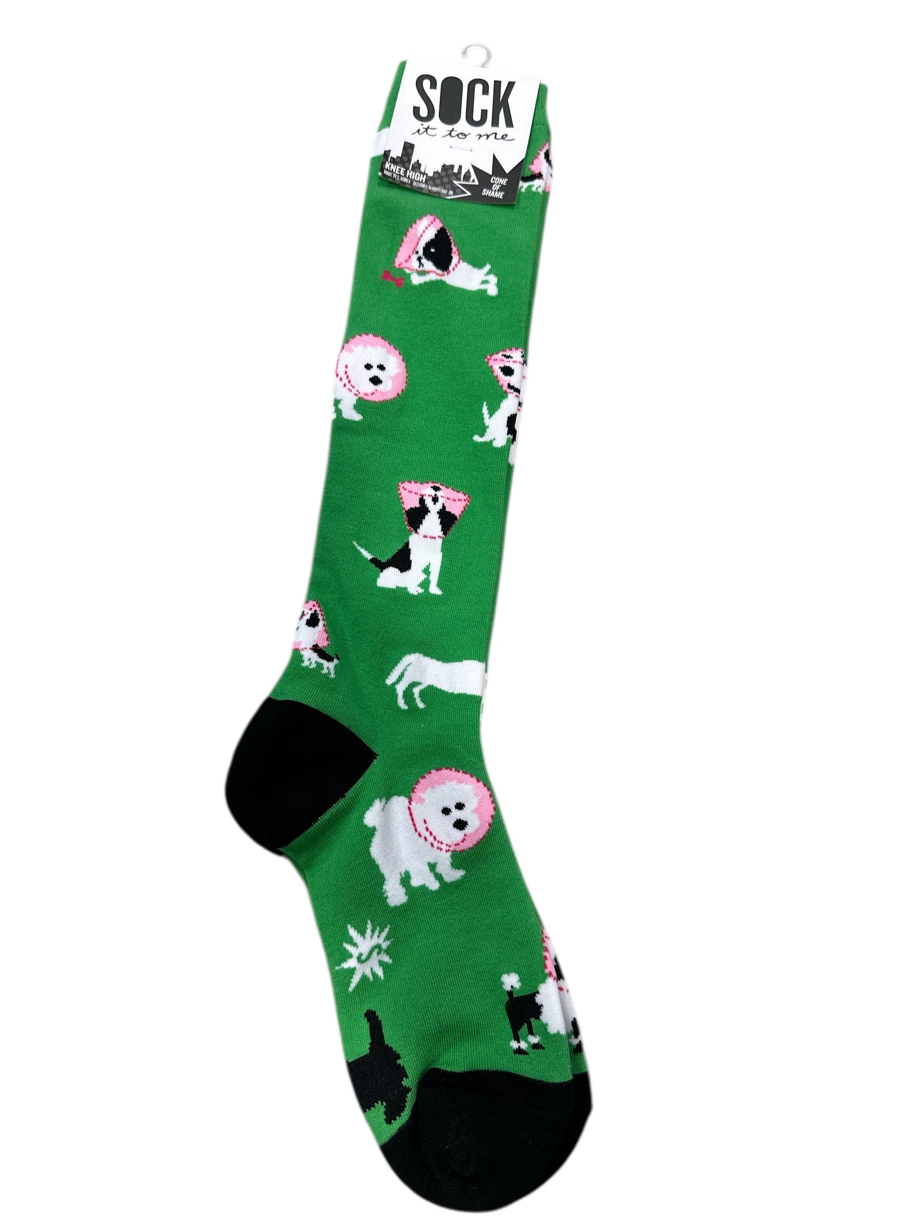 Girls Youth Knee High Socks, Cute Bicycle Pattern Knee-Length Socks for Kids, Soft & Comfortable Long Socks for Girls