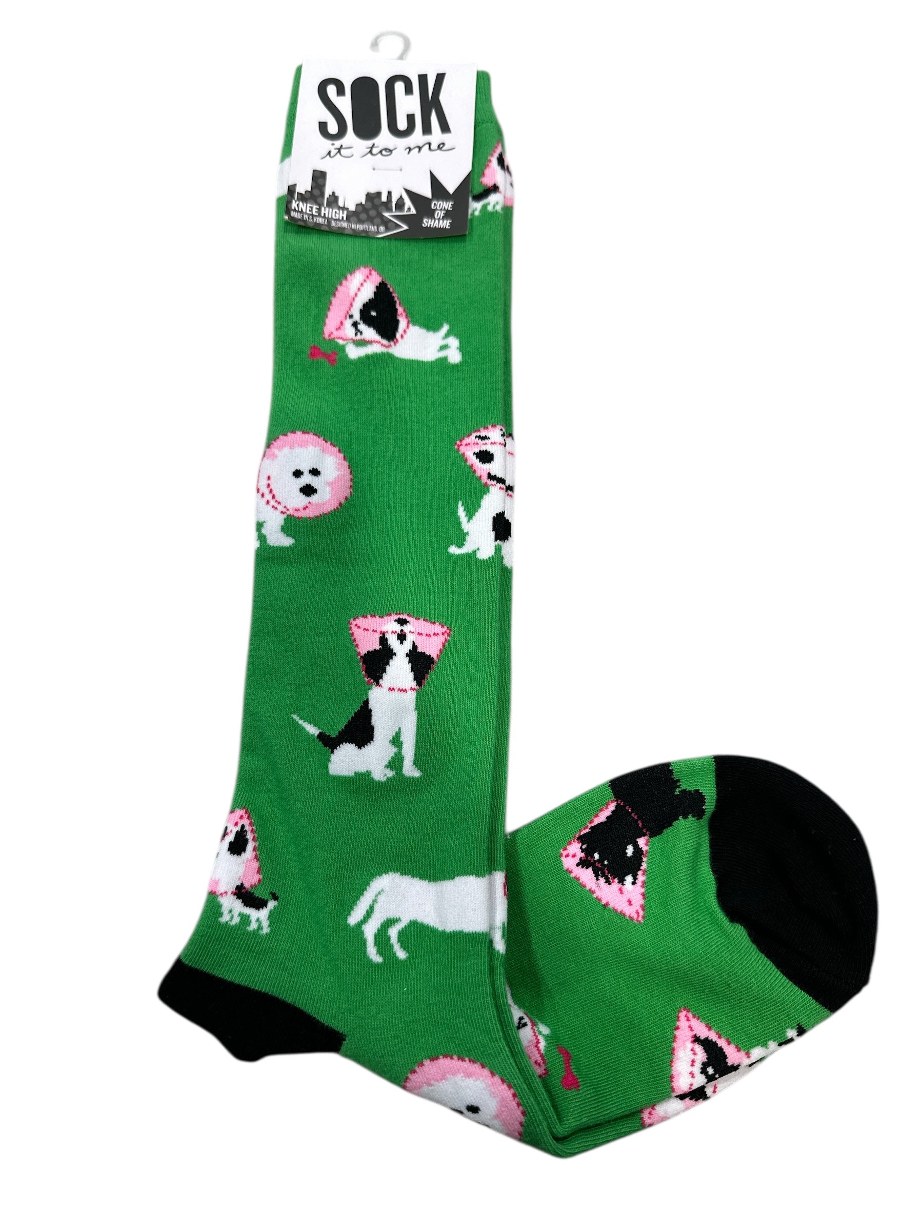 Girls Youth Knee High Socks, Cute Bicycle Pattern Knee-Length Socks for Kids, Soft & Comfortable Long Socks for Girls