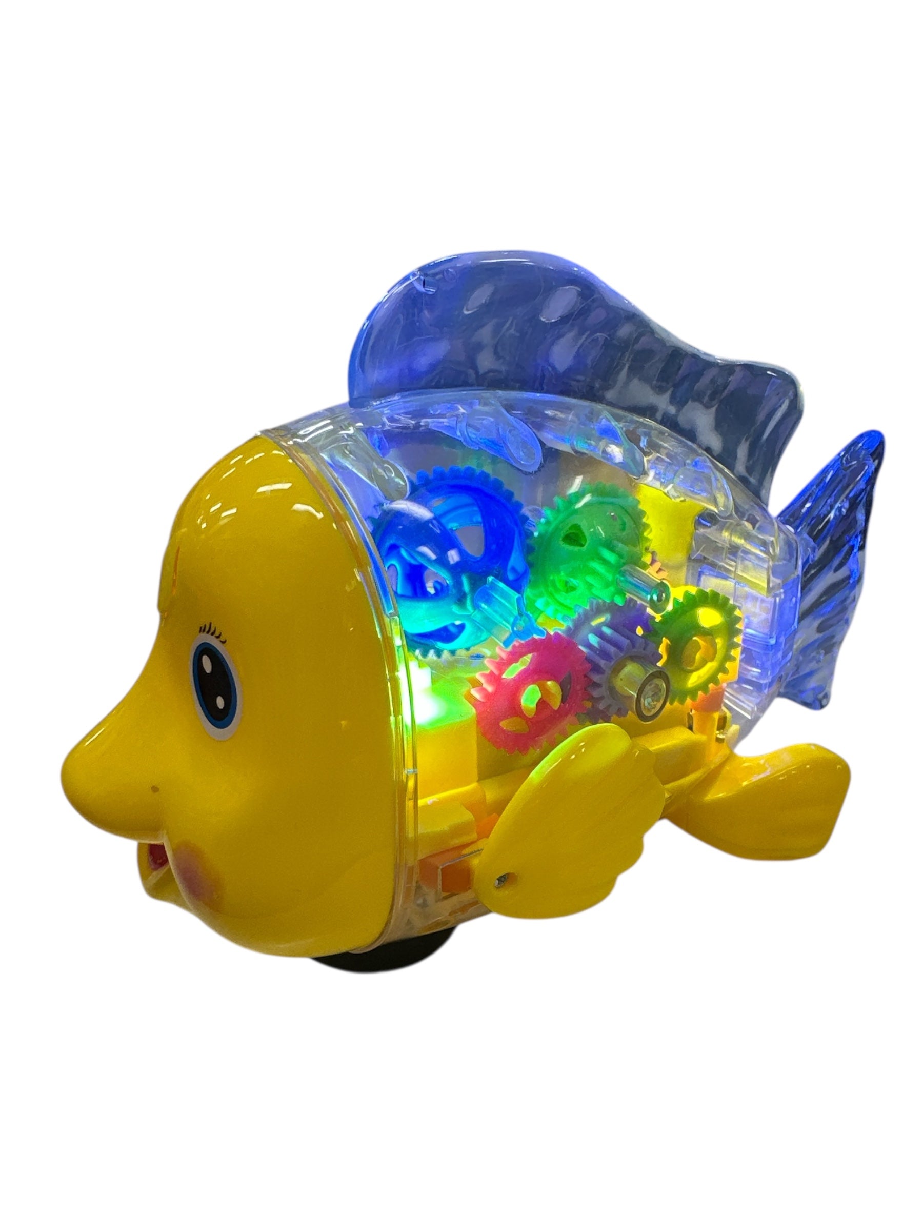B/O Dancing Gear Fish Toy with Lights & Music – Educational Gear Toy for Kids Ages 3+, Motor Skills Learning Toy