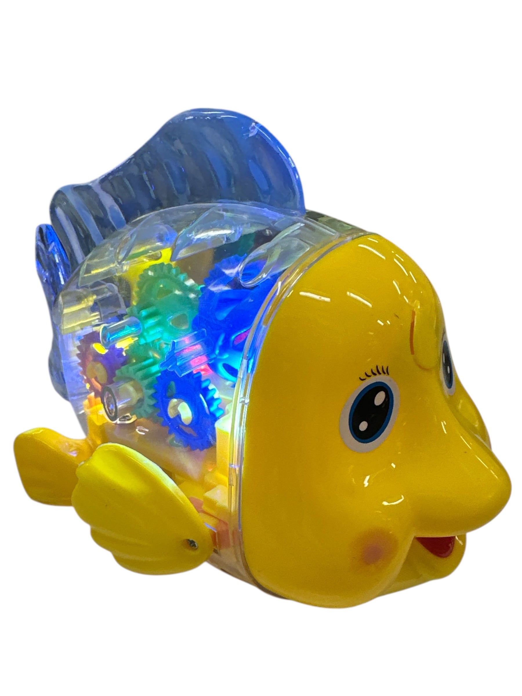 B/O Dancing Gear Fish Toy with Lights & Music – Educational Gear Toy for Kids Ages 3+, Motor Skills Learning Toy