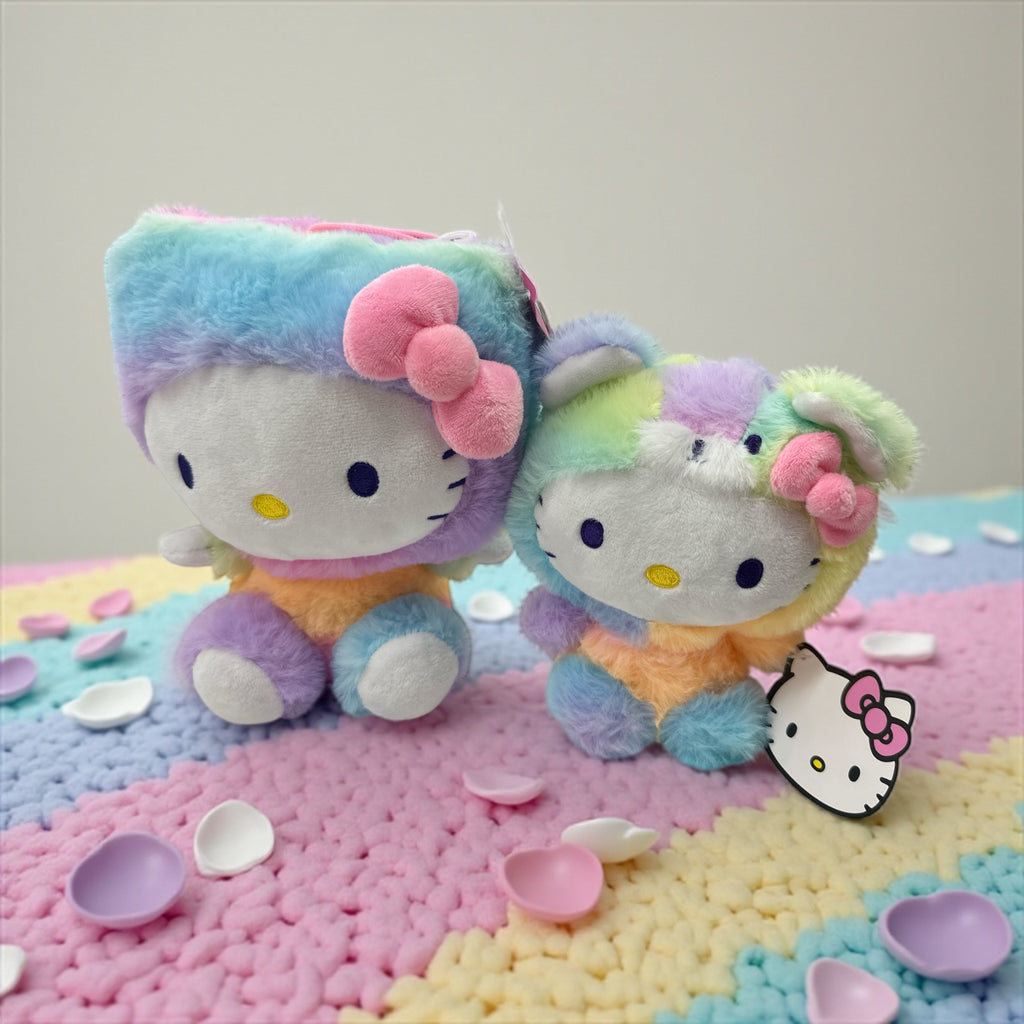 HELLO KITTY RAINBOW PLUSH 6"