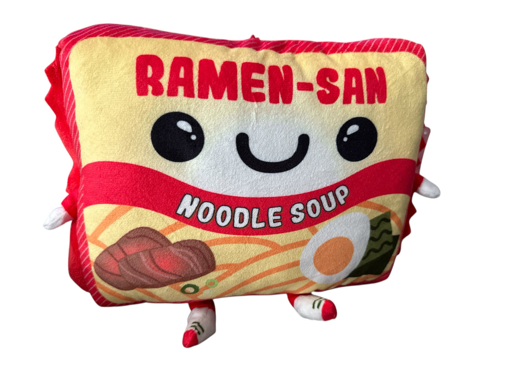 Ramen-San Cute Noodle Soup Plush 7” – Super Soft Kawaii Stuffed Toy, Adorable Food Plush Gift