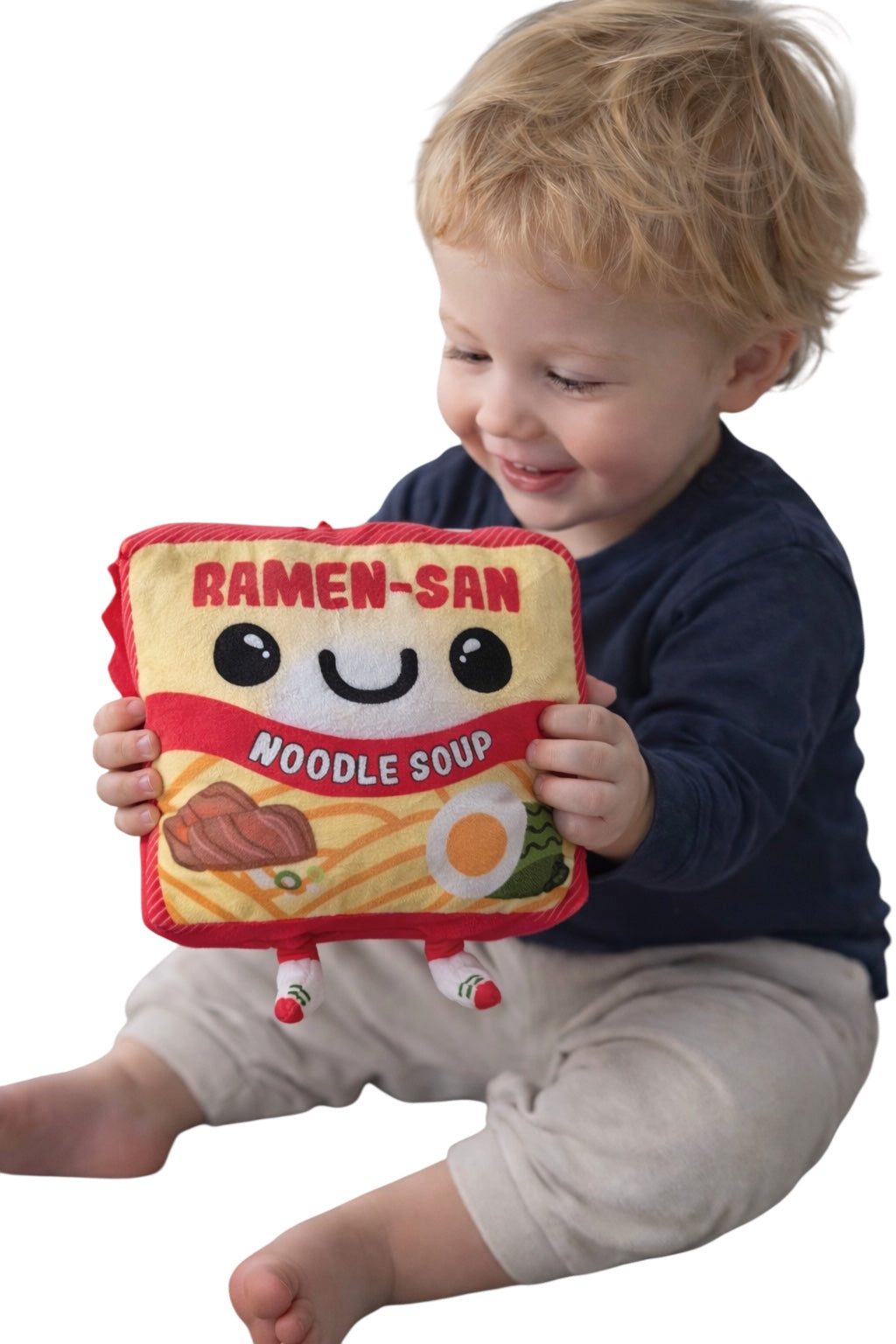 Ramen-San Cute Noodle Soup Plush 7” – Super Soft Kawaii Stuffed Toy, Adorable Food Plush Gift