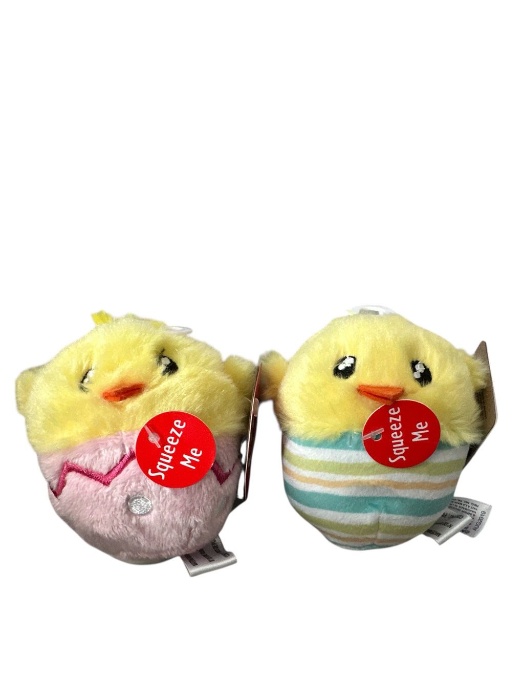 Cute Chick Plush Toy Set – 2-Pack, 3” Mini Super Soft Stuffed Animals, Eco-Friendly & Squeezable Gift for Kids