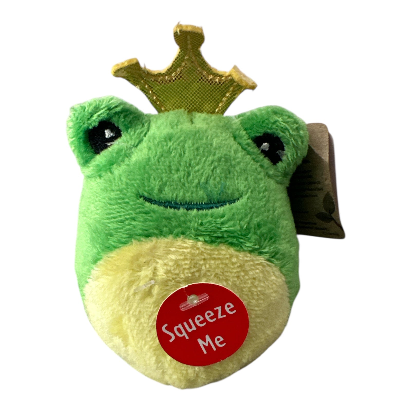 Cute Frog Plush Toy Set – 2-Pack, 3” Mini Squeezable Stuffed Animals with Sound, Super Soft Stress Toy for Kids