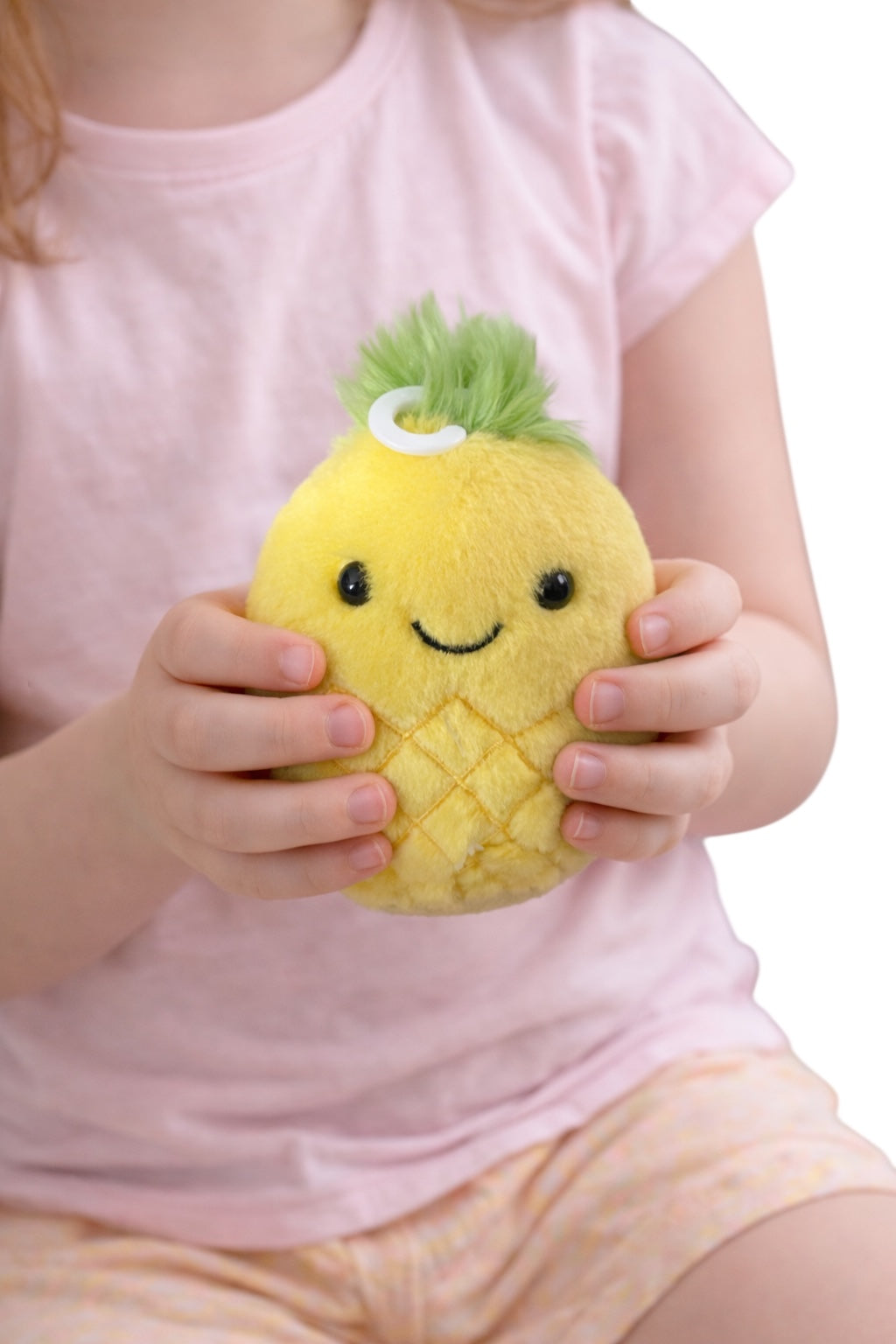Cute Fruit Plush Toy Set – 2-Pack, 4” Mini Super Soft Stuffed Fruit (Chick & Pineapple), Adorable Gift for Kids