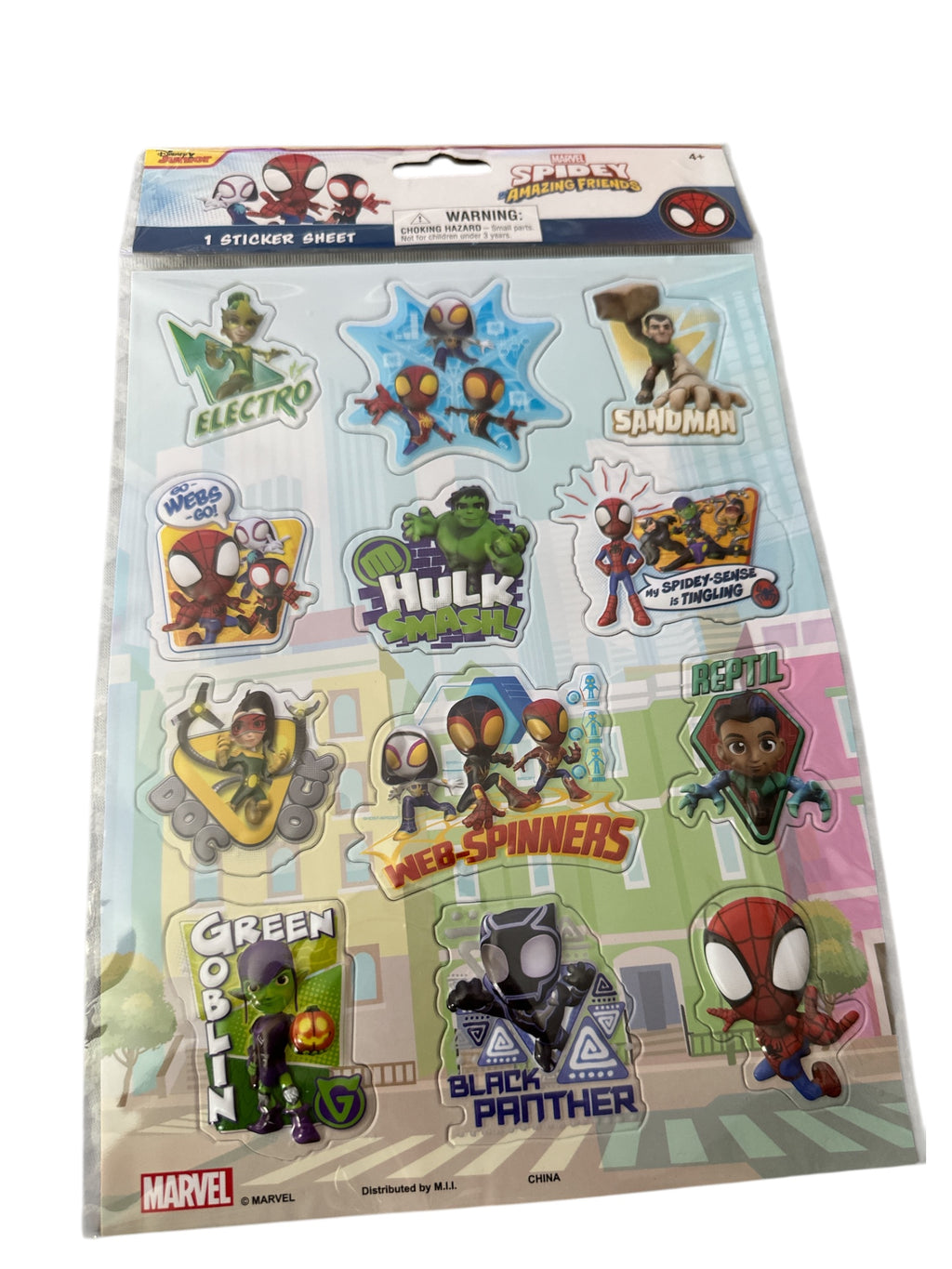 Spider-Man Themed Kids Combo Set – Drawstring Backpack + Sticker Sheet + Silicone Keychain, 3-Piece Gift Set